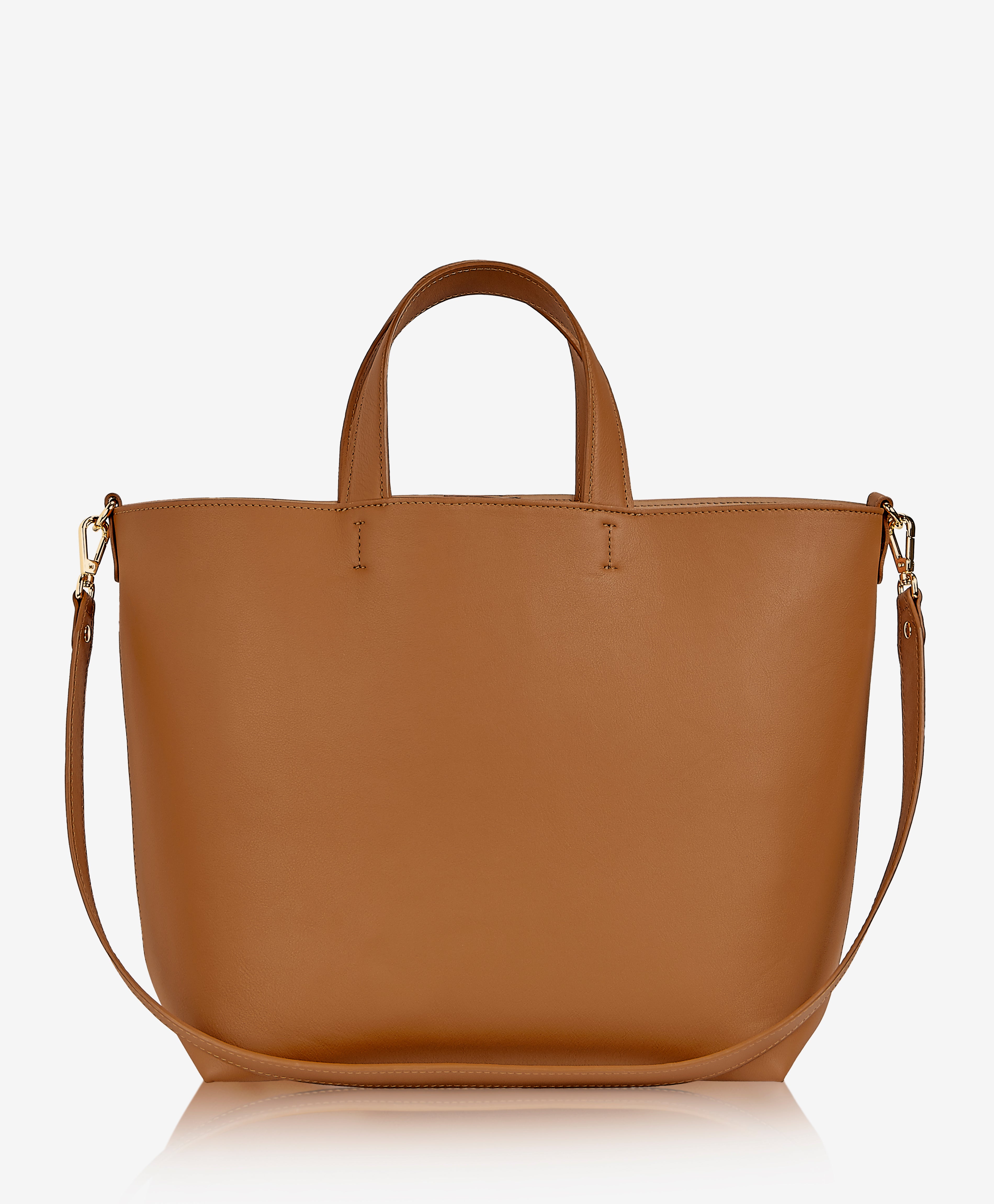 Premium Austin Tote Bag in British Tan - Genuine European Calfskin Leather Handbag for Women | Perfect for Work, Travel & Everyday Use