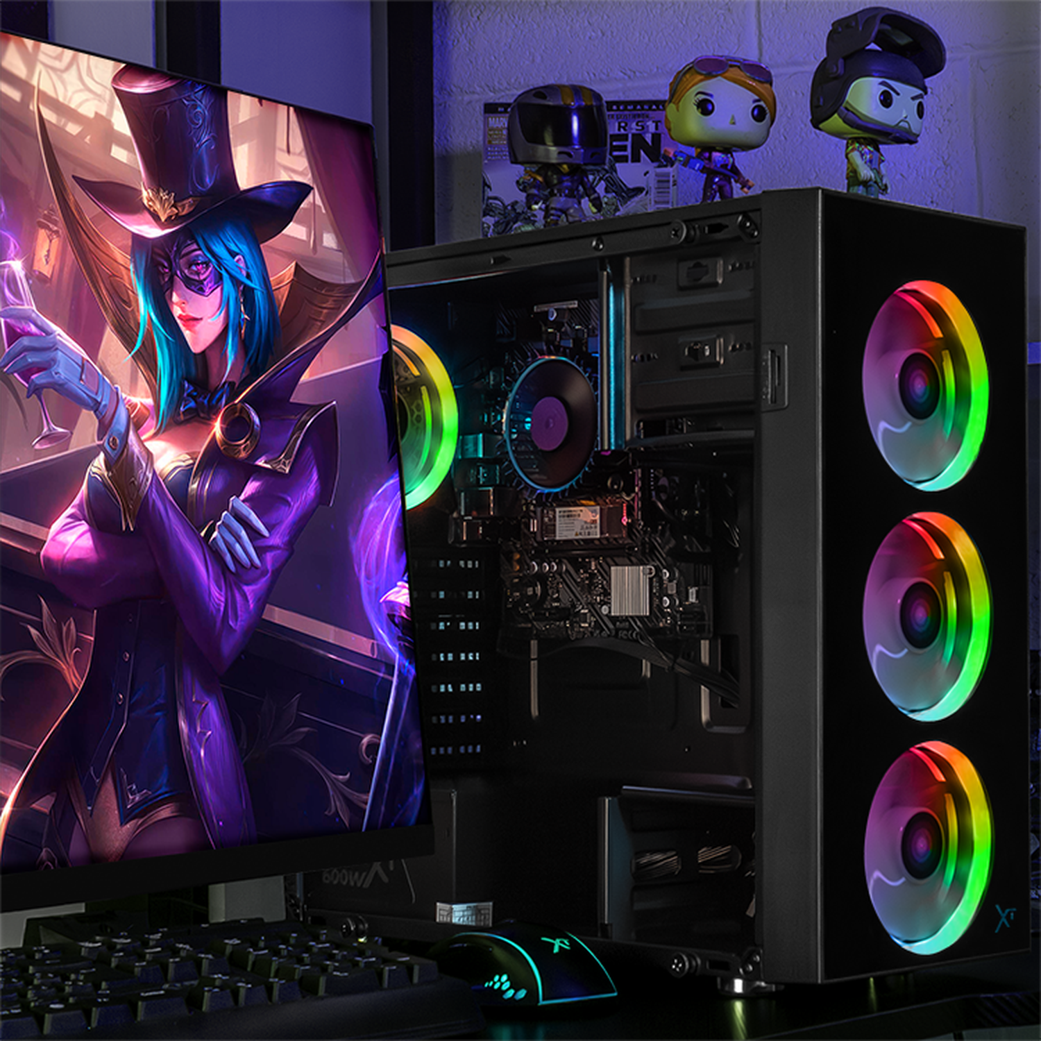 Xtreme PC Gaming Computer Intel Core i7-12700 32GB RAM 1TB SSD 27