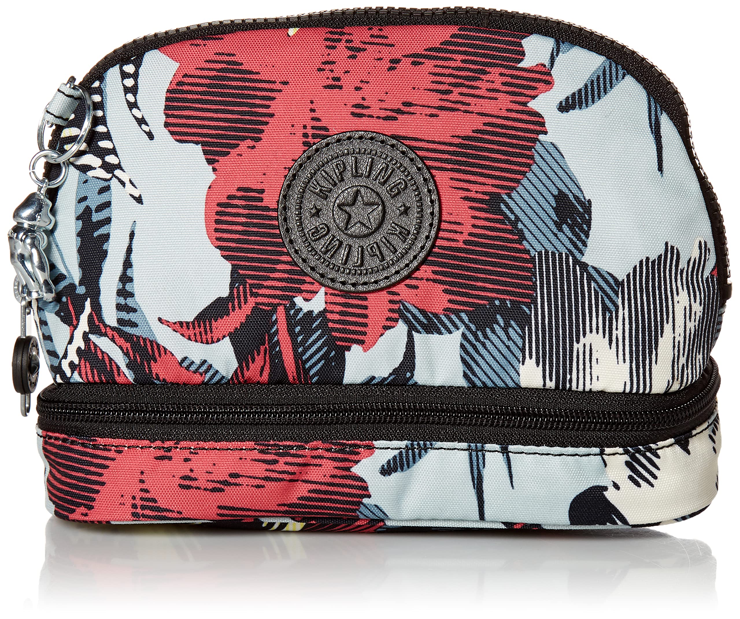 Kipling Women's Large Multi Keeper Pouch - Waterproof Cosmetic & Makeup Organizer Bag for Travel Toiletries | Perfect for Gym, Beach & Airplane Carry-On | Durable Polyester Travel Accessory