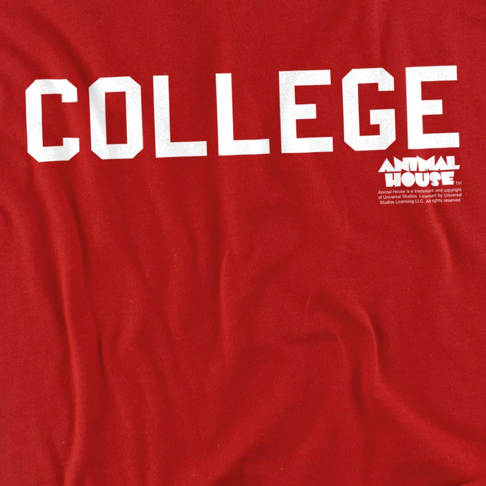 Animal House College Unisex Adult T-Shirt - Comfortable Cotton Tee for Men & Women - Perfect for Casual Wear, Campus Style & Movie Fans