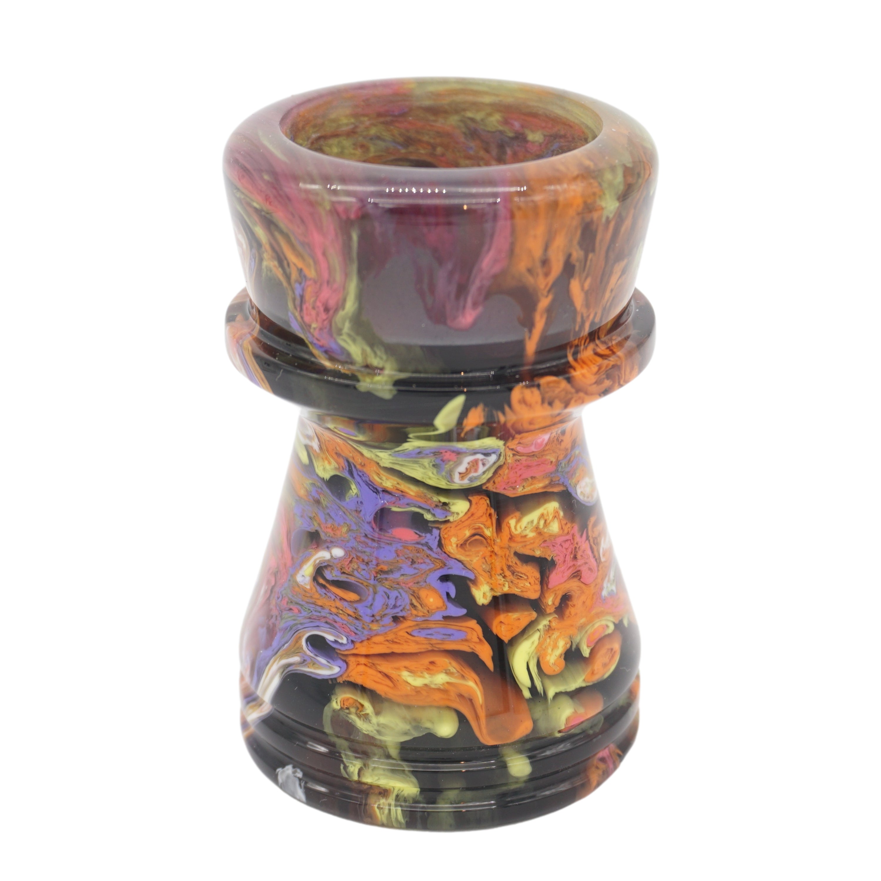 Handmade Night Graffiti Shaving Brush Handle for 28mm & 30mm Knots - Premium Wooden Razor Brush Replacement - Perfect for Wet Shaving & Barber Gifts