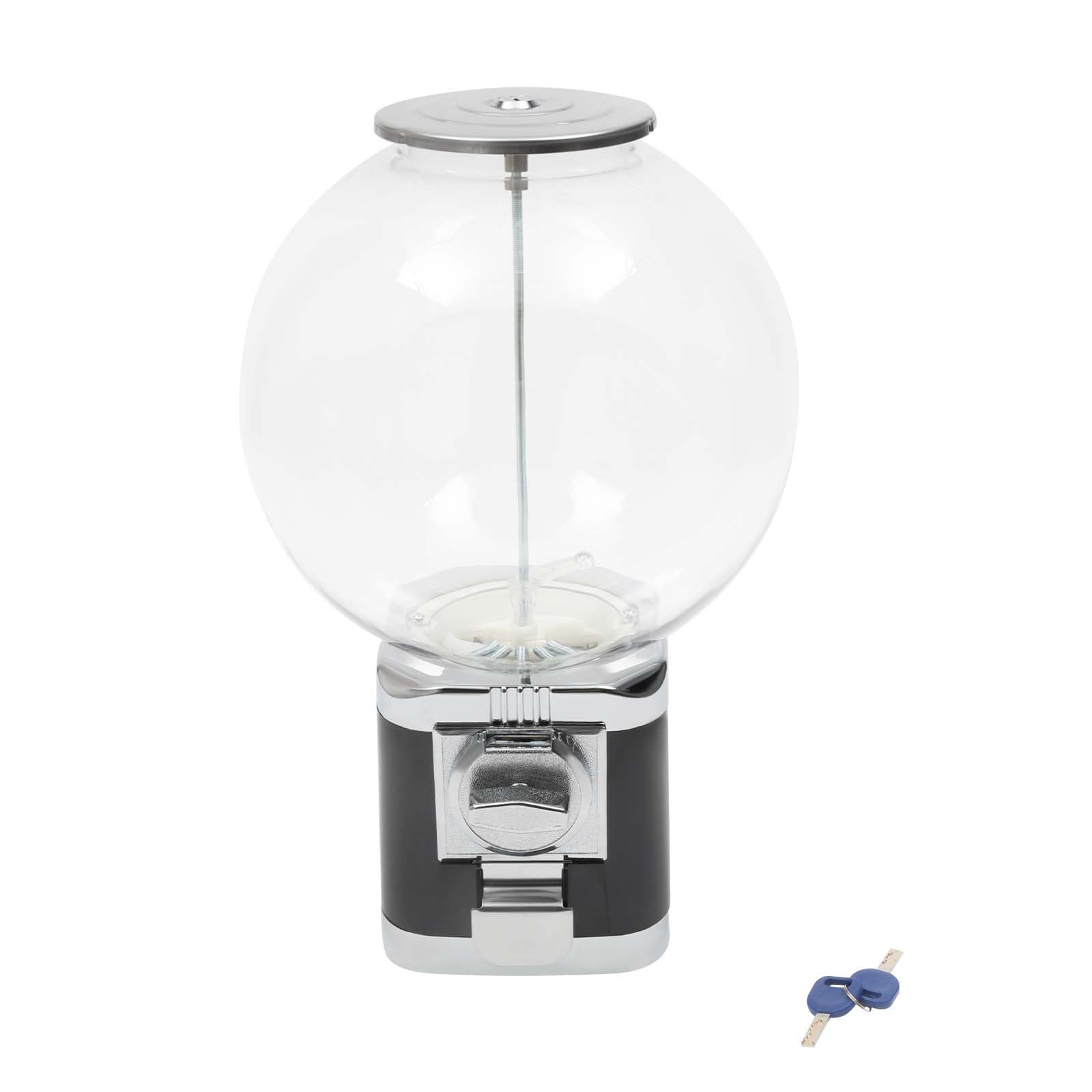 $1 Twister Ball Dispenser - Commercial Coin Operated Vending Machine for Gumballs & Capsules | Perfect for Retail Stores, Game Halls, Arcades & Family Fun Zones (Black)