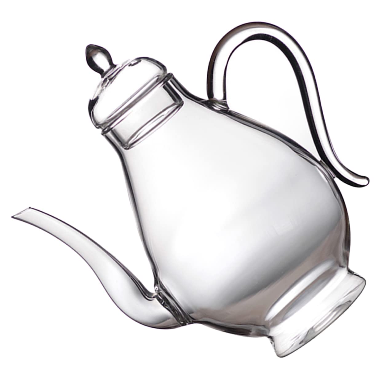 YARNOW Glass Teapot - Portable Transparent Tea Kettle for Home & Office - Perfect for Chinese, Asian & Herbal Tea Brewing - Ideal for Tea Lovers & Gifts