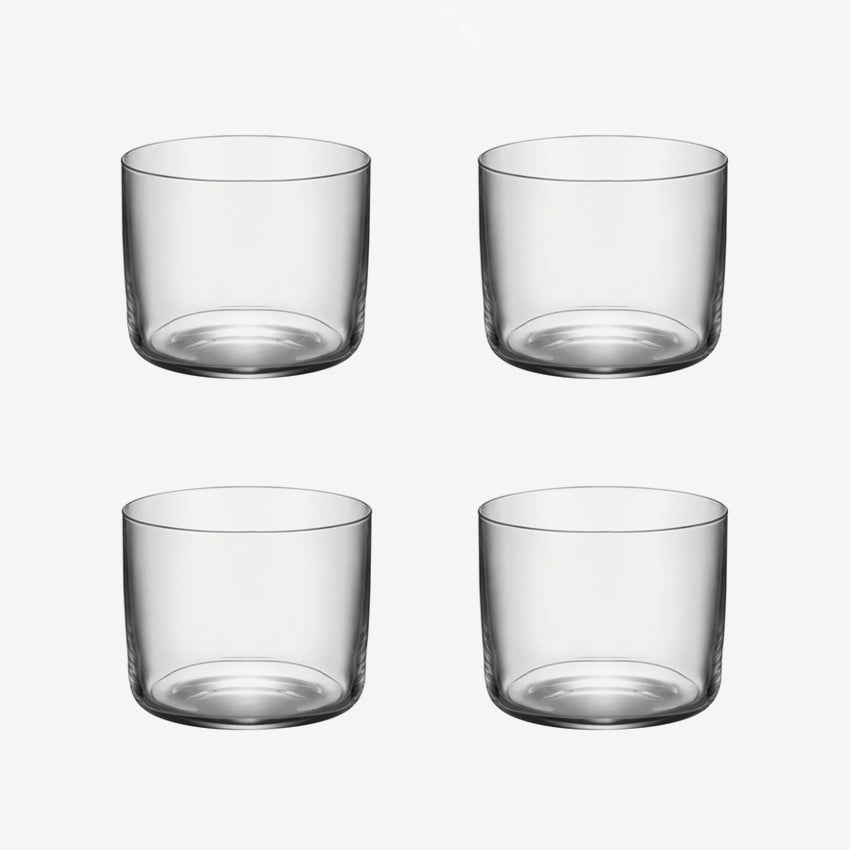Alessi Glass Family Red Wine Glasses Set of 4 - Elegant Stemware for Dinner Parties & Wine Tasting | Perfect for Gifts & Home Entertaining