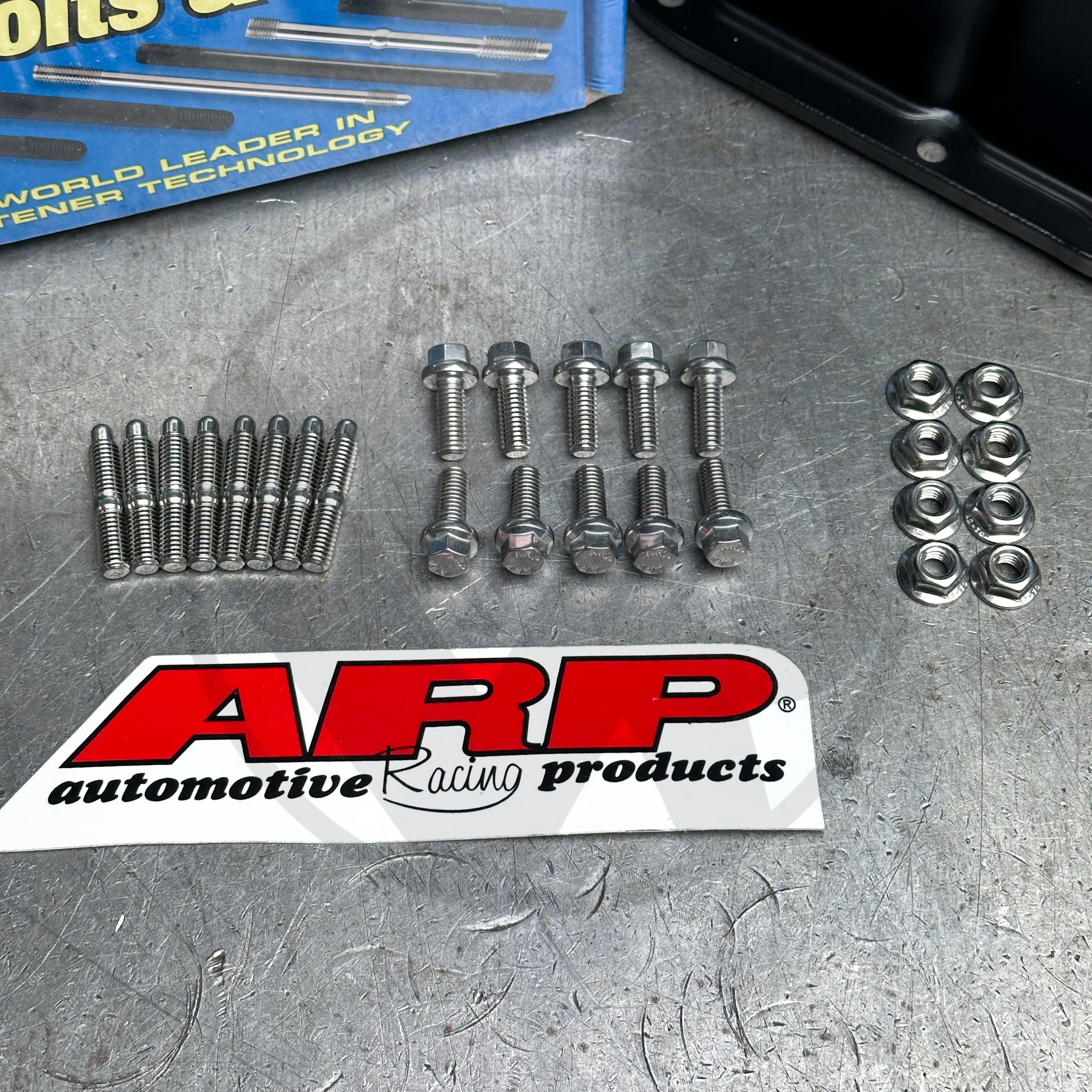 ARP Oil Pan Hardware Kit with Stainless Steel Nuts for Honda B Series Engines - Easy Installation for Performance & Racing Applications