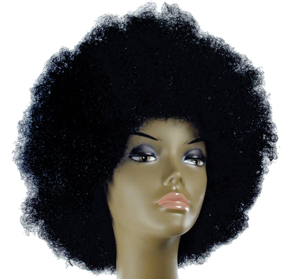 Morris Costumes Lacey Wigs LW524SBL Afro Deluxe Wig - Strawberry Blonde Curly Synthetic Hairpiece for Cosplay, Halloween & Costume Parties | Perfect for African American Women & Themed Events