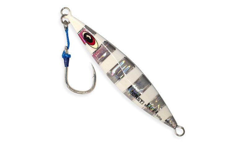 Cast Slow Pitch Jig Kick R 150g Saltwater Fishing Lure - Perfect for Offshore & Deep Sea Fishing