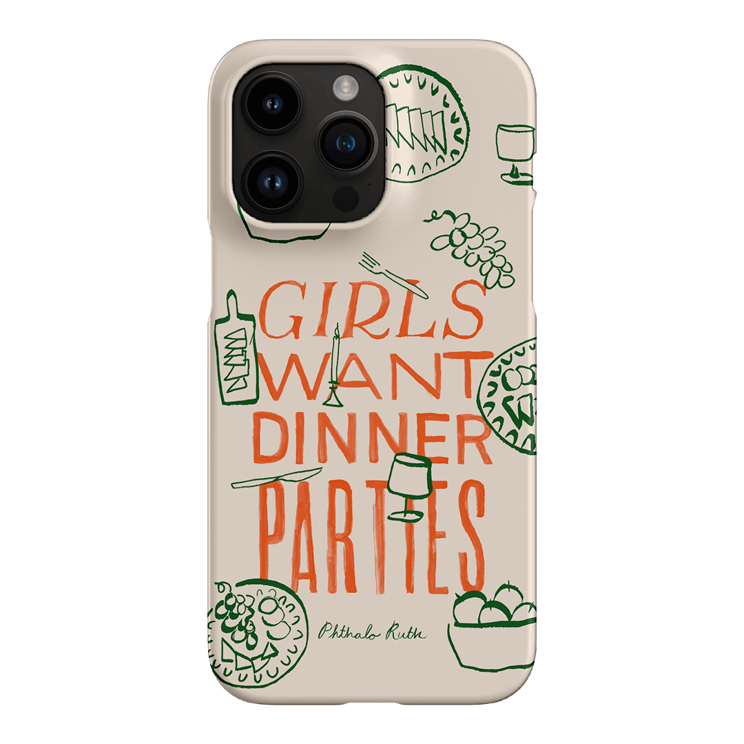 Stylish & Durable Dinner Party Phone Case - Trendy Protective Cover for iPhone & Android - Perfect for Parties, Events & Social Gatherings