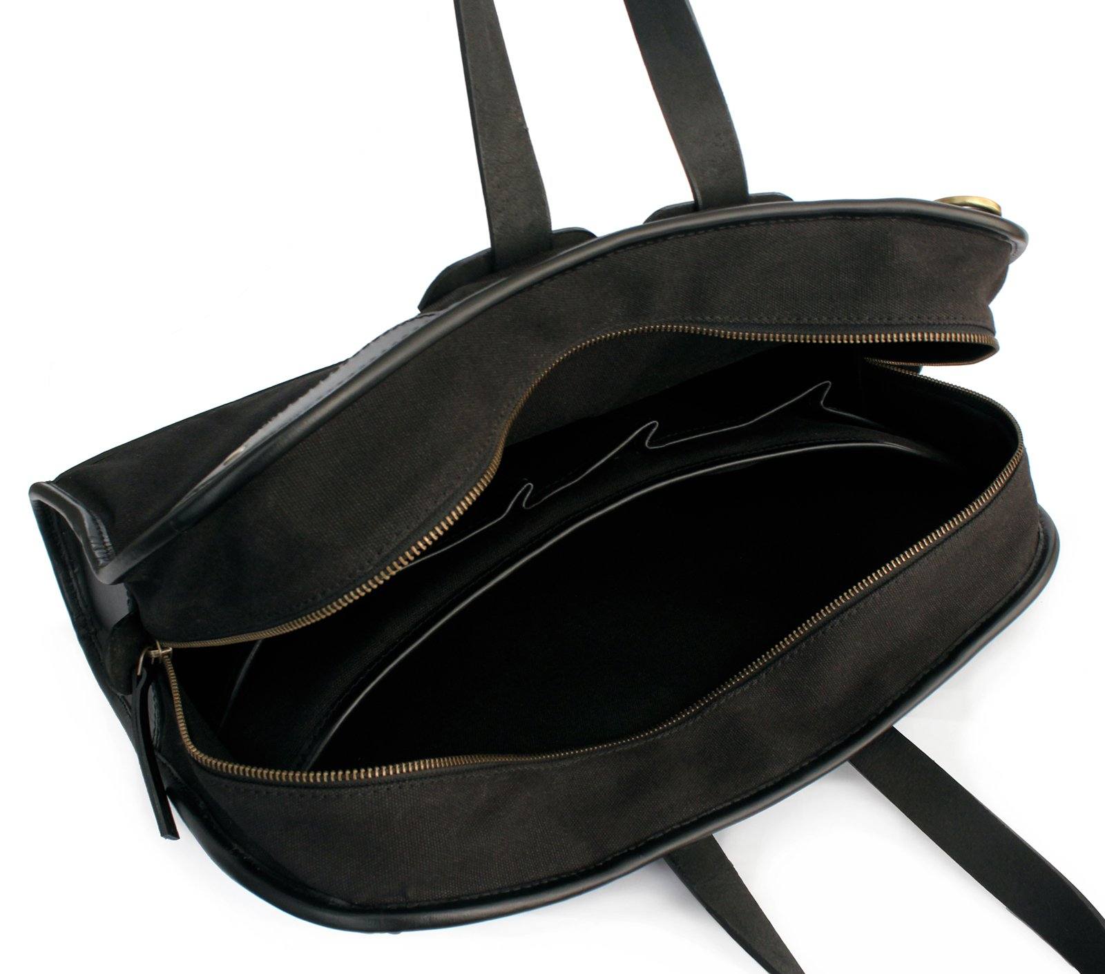Premium Leather Portfolio Bag for Business Professionals - Stylish & Durable Document Organizer for Work, Meetings, and Travel