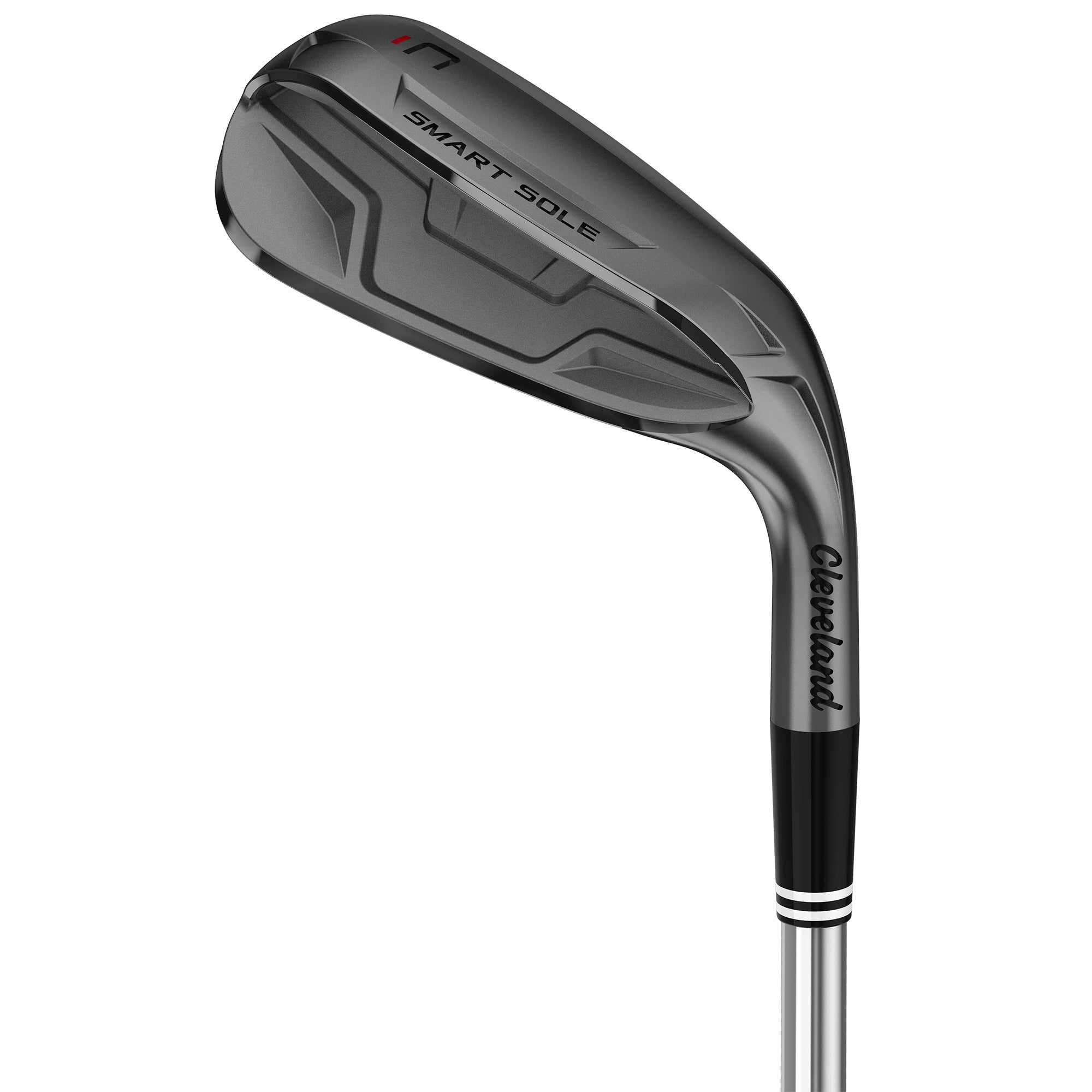Cleveland Smart Sole 4.0 Black Steel Wedge Golf Club - High Performance Sand & Lob Wedge for Improved Short Game - Perfect for Bunker Shots, Chipping & Approach Shots on the Course