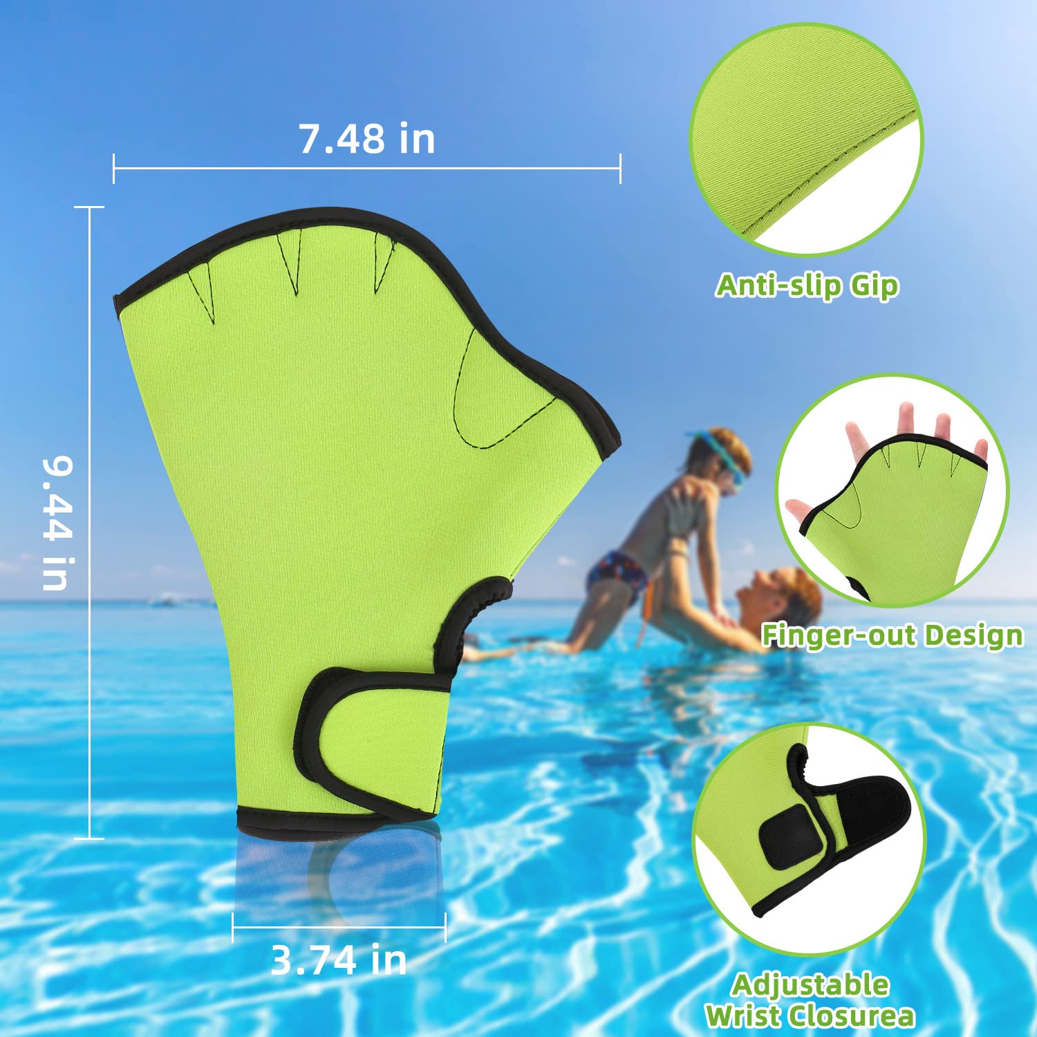 Premium Water Aerobics Set - Foam Dumbbells & Swim Cuffs for Pool Fitness, Aquatic Exercise Equipment - Ideal for Water Workouts, Swimming Training & Hydrotherapy Sessions