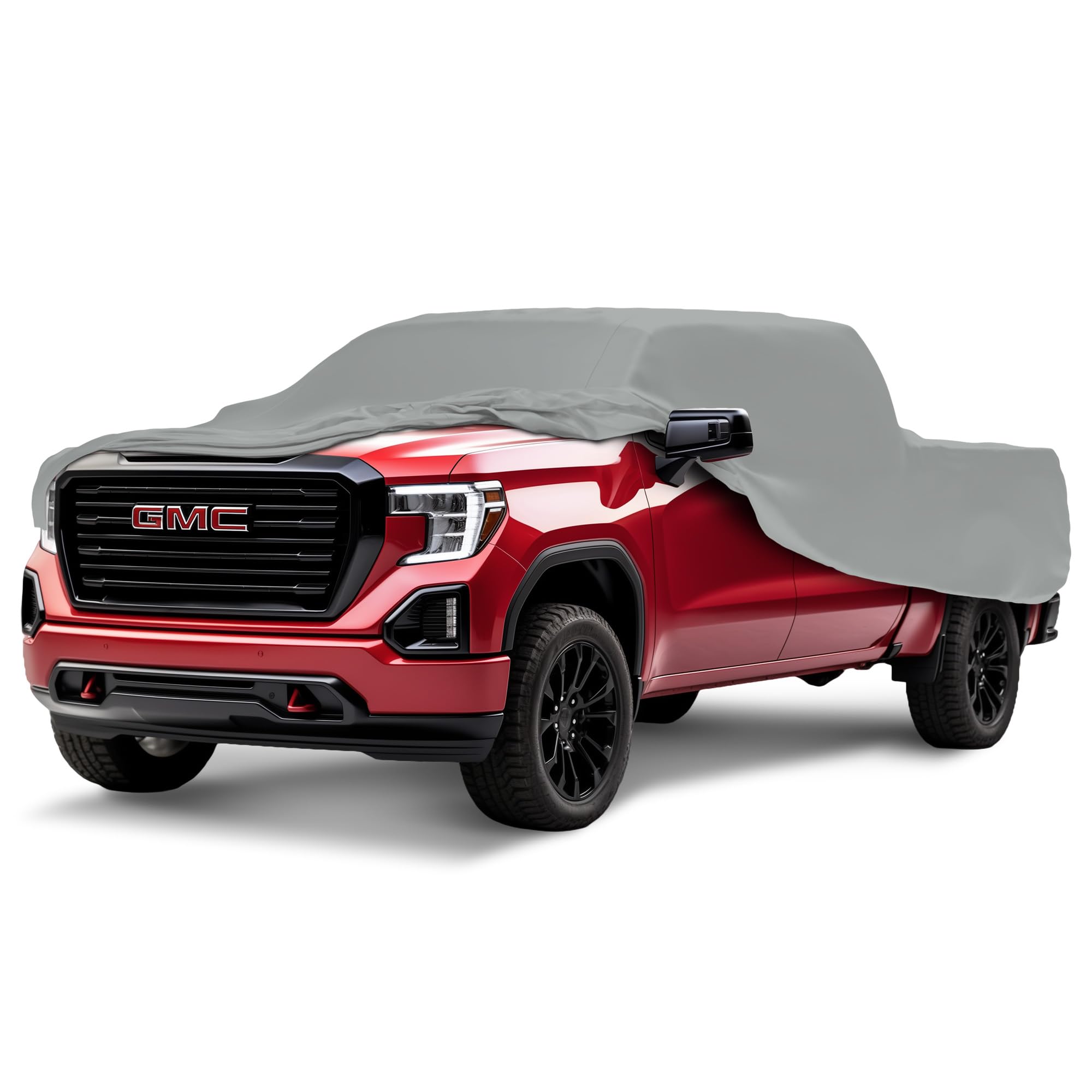 Weatherproof Truck Cover with Theft Cable Lock for GMC Sierra 1500/3500 Extended Cab (2020-2021) - Heavy Duty Outdoor Car Cover for All Seasons, Rain, Snow & UV Protection - Perfect for Parking, Storage & Travel