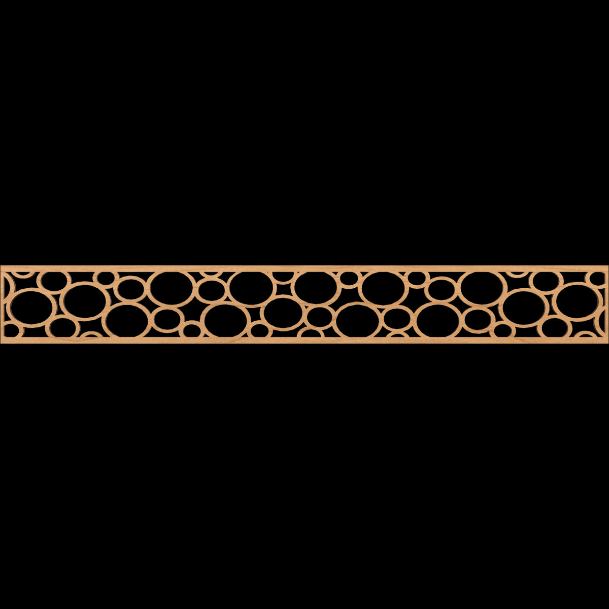 Hemingway Fretwork Moulding - Decorative Wood Trim for Home & Furniture - Perfect for DIY Projects, Wall Paneling, and Cabinet Accents