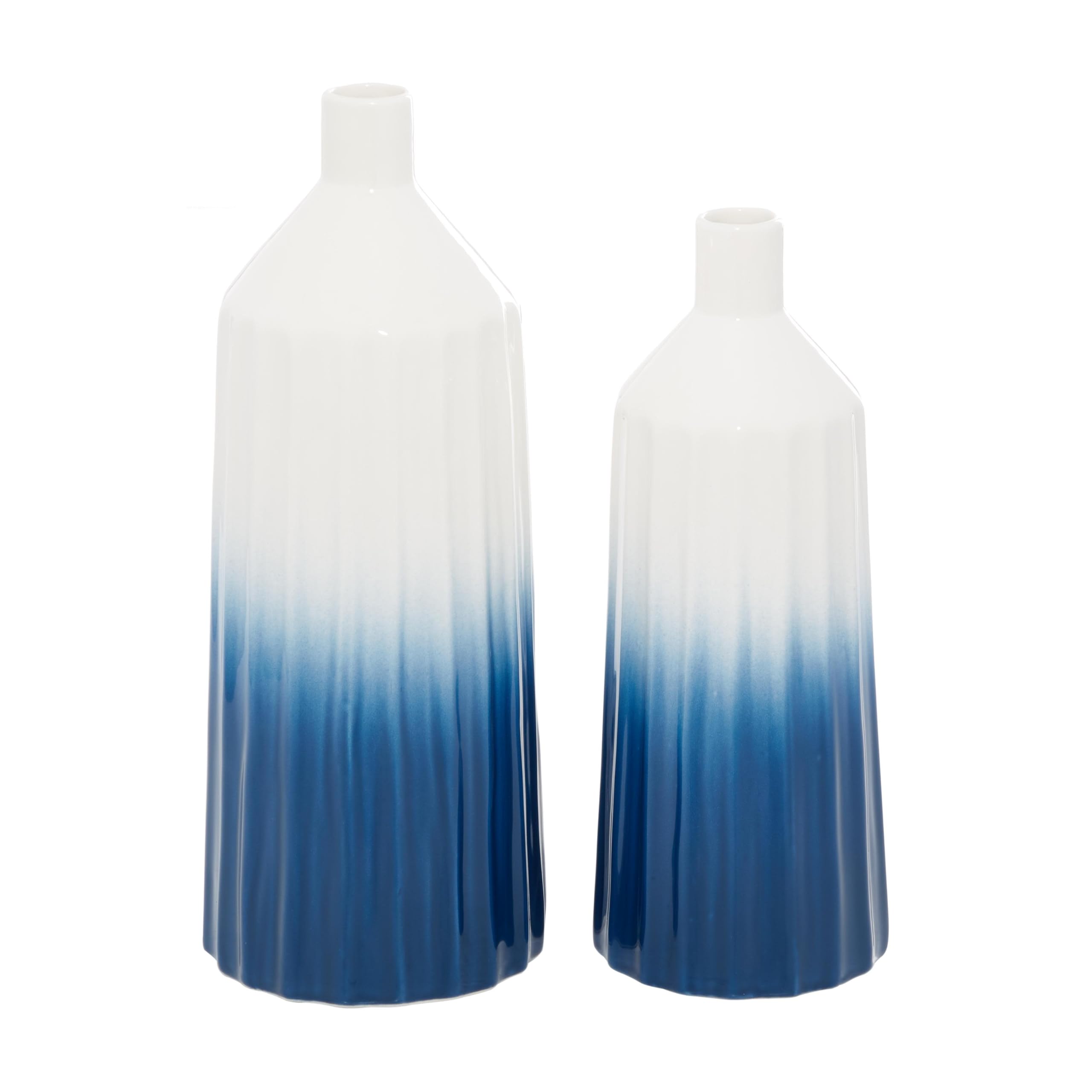 Novogratz Ceramic Handmade Ombre Vase Set of 2 - 16