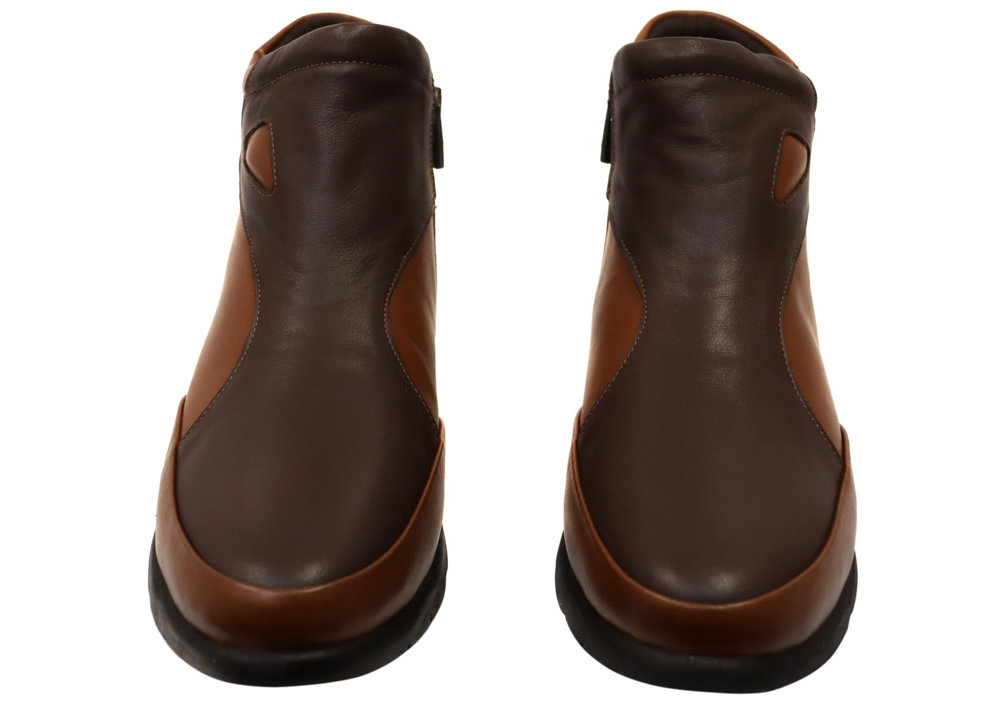 Orizonte Moora Women's Comfortable Leather Ankle Boots - European Style Fashion Booties for Walking, Work & Casual Outfits