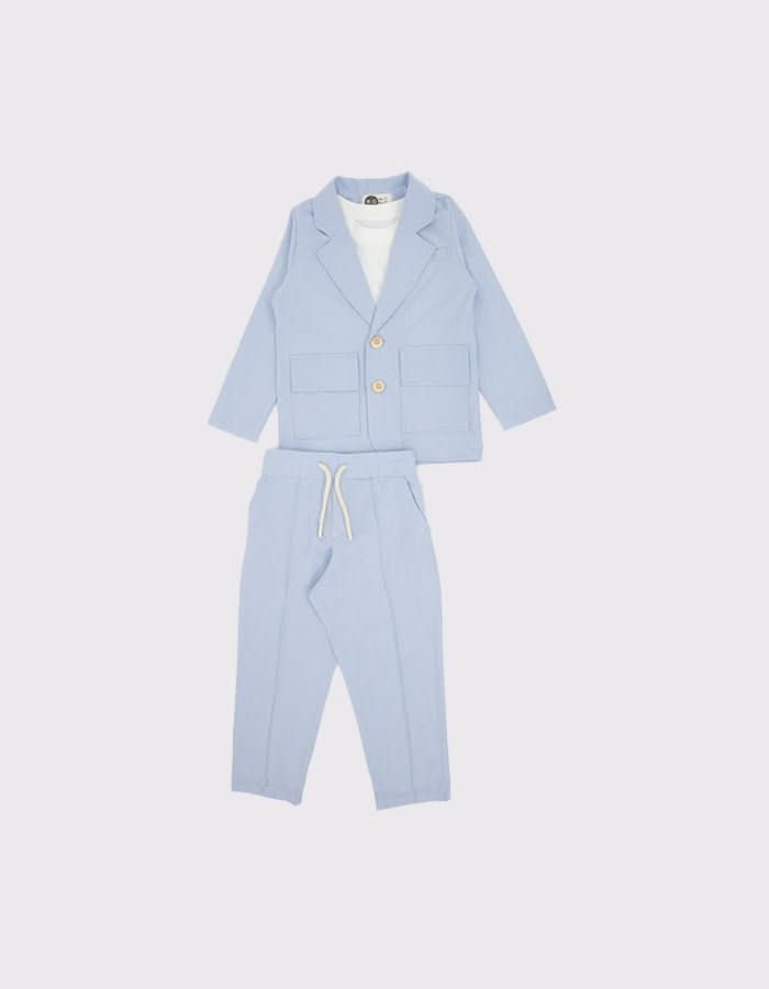 Natural Linen Kids Suit Set - Comfortable & Breathable Outfit for Boys & Girls - Perfect for Summer, Parties, and Special Occasions