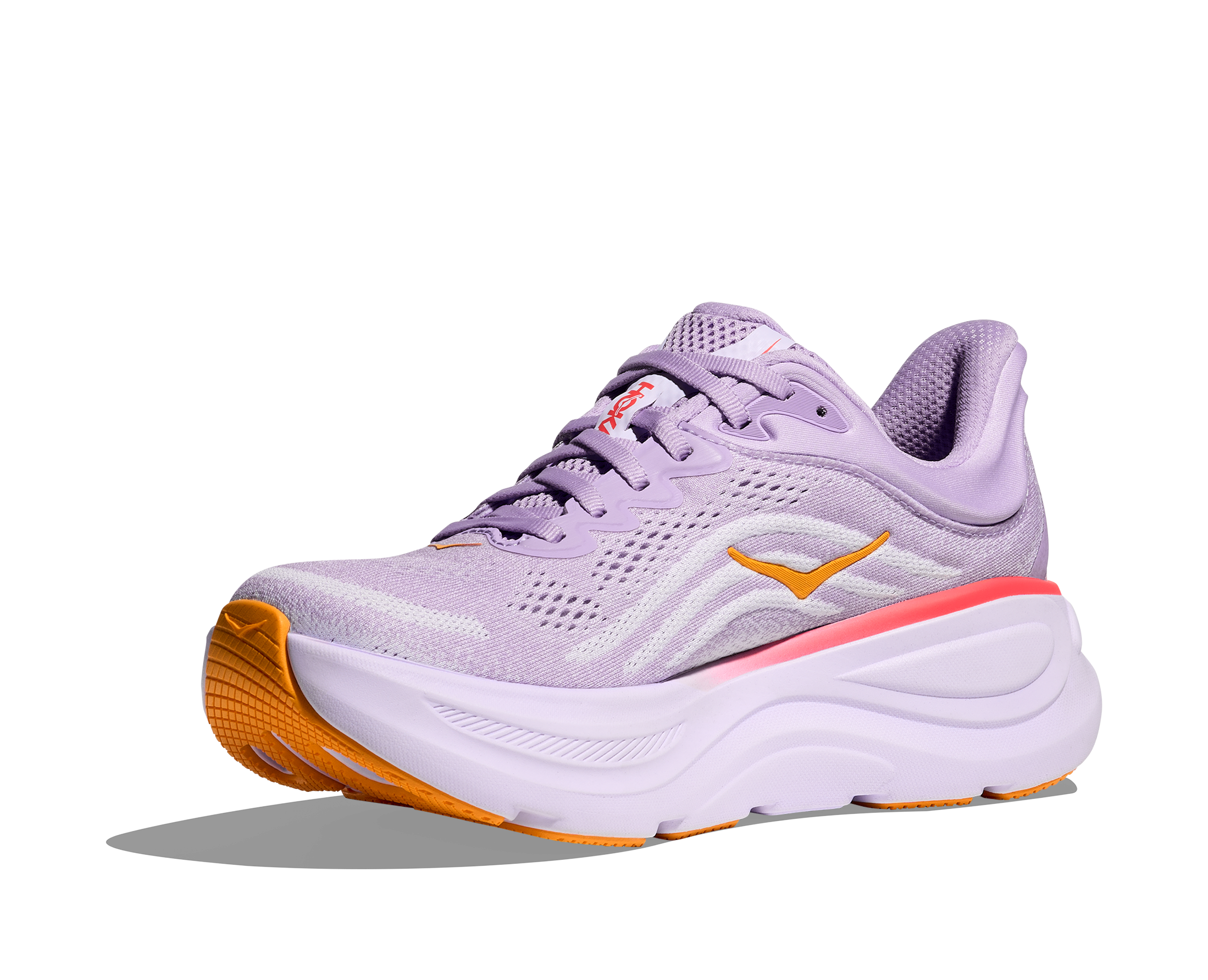 Women's HOKA Bondi 9 WIDE Running Shoes - AGH Aster Flower/Starlight Glow | Cushioned Comfort for Long Distance Running, Walking & Everyday Wear