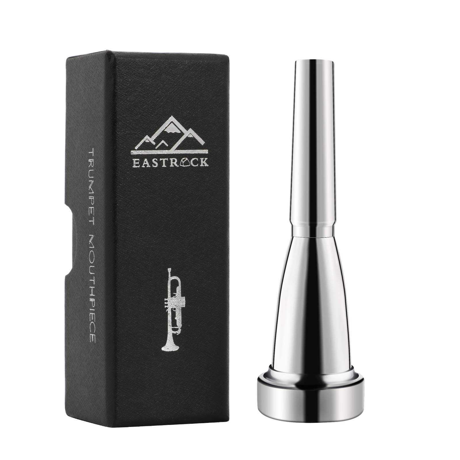 EASTROCK 3C Silver Trumpet Mouthpiece - for Brass Instruments