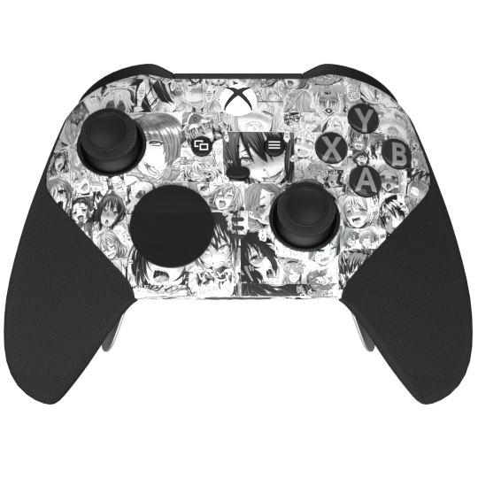 Custom Xbox One Elite Controller with Ahegao Design - Premium Gaming Accessory for Competitive Play & Streaming