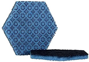 3M 2000HEX Scotch Brite Low Scratch Scour Pad - 5 3/4 x 5 Inch Hexagon Cleaning Pads, Pack of 15 - Gentle Scrubbing for Cookware, Countertops & Stainless Steel Surfaces