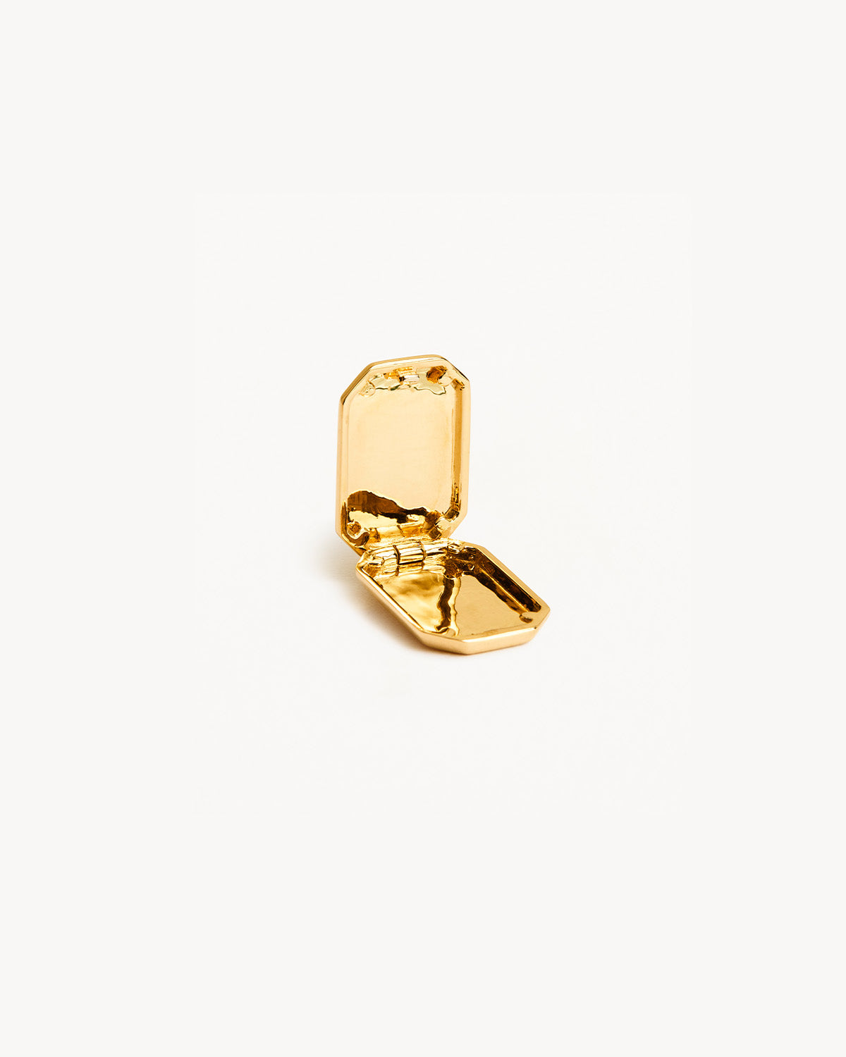 14K Solid Gold Rectangular Diamond Lotus Locket Pendant Necklace - Elegant Jewelry Gift for Women, Perfect for Valentine's Day, Anniversary & Special Occasions