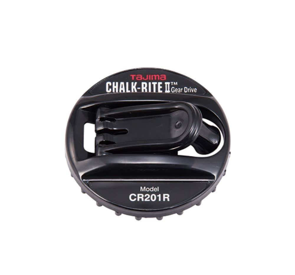 TAJIMA CHALK-RITE II Folding Chalk Line - Professional Snap Line Tool for Construction, Carpentry & DIY Projects - Perfect for Marking Straight Lines on Concrete, Wood & Drywall