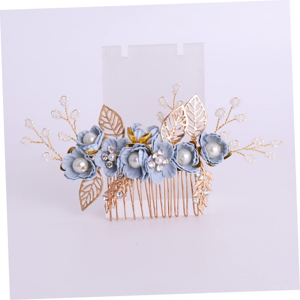 FOMIYES Floral Hair Comb Set for Girls - 3pcs Alloy Hair Pins, Bridal Headband & School Hair Accessories - Perfect for Weddings, Prom, Parties & Everyday Wear