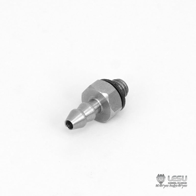LESU M3 3MM Precision Straight & Curved Nozzle Tubing for 1/14 Scale RC Tractor Truck Dumper Car Hydraulic System - Compatible with TAMIYA Remote Controlled Excavator Models - Ideal for DIY Repairs & RC Vehicle Upgrades