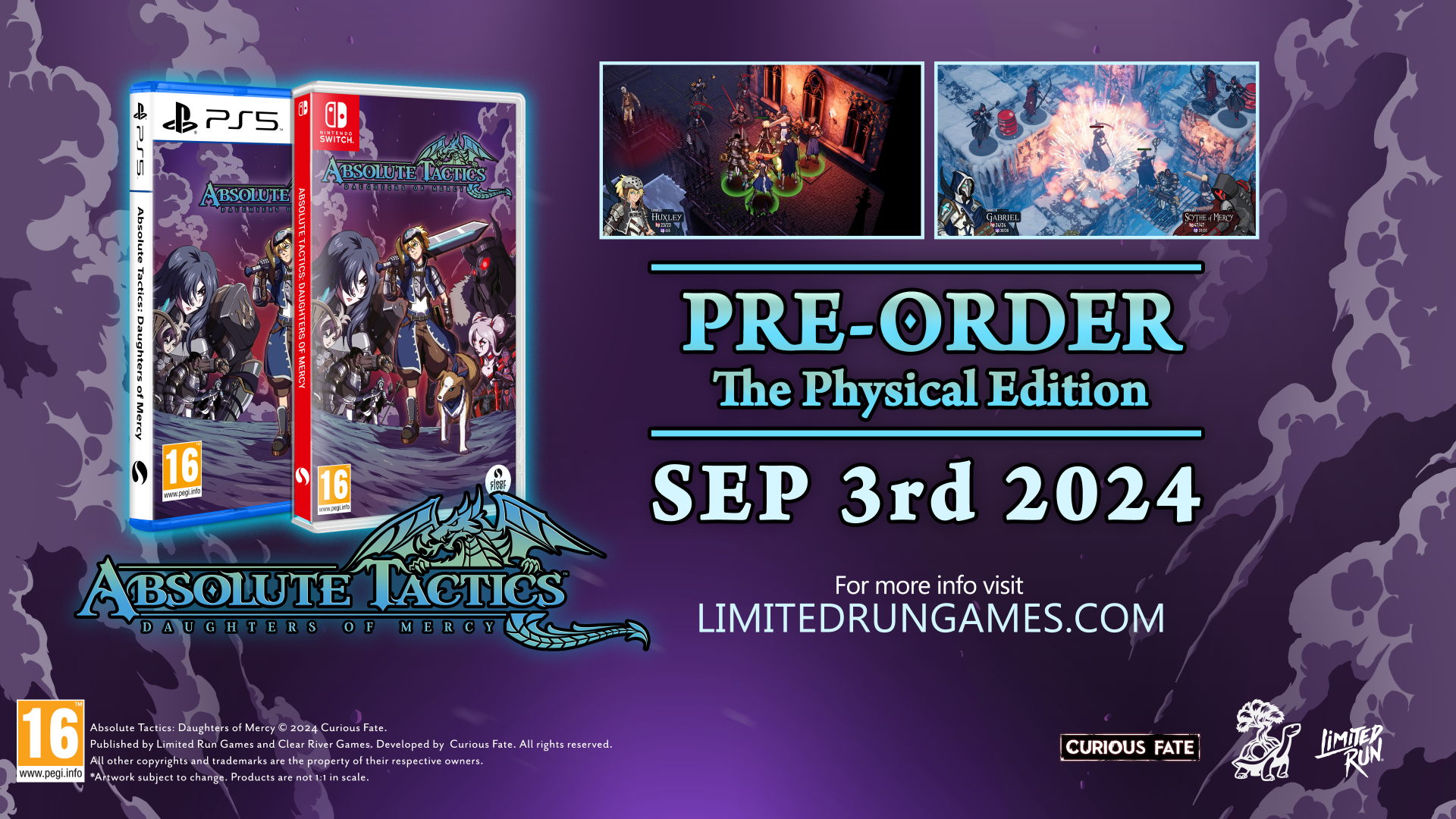 Absolute Tactics: Daughters of Mercy - PS5 Game | Tactical RPG Adventure | Perfect for Strategy Gamers & Anime Fans | Play at Home or with Friends