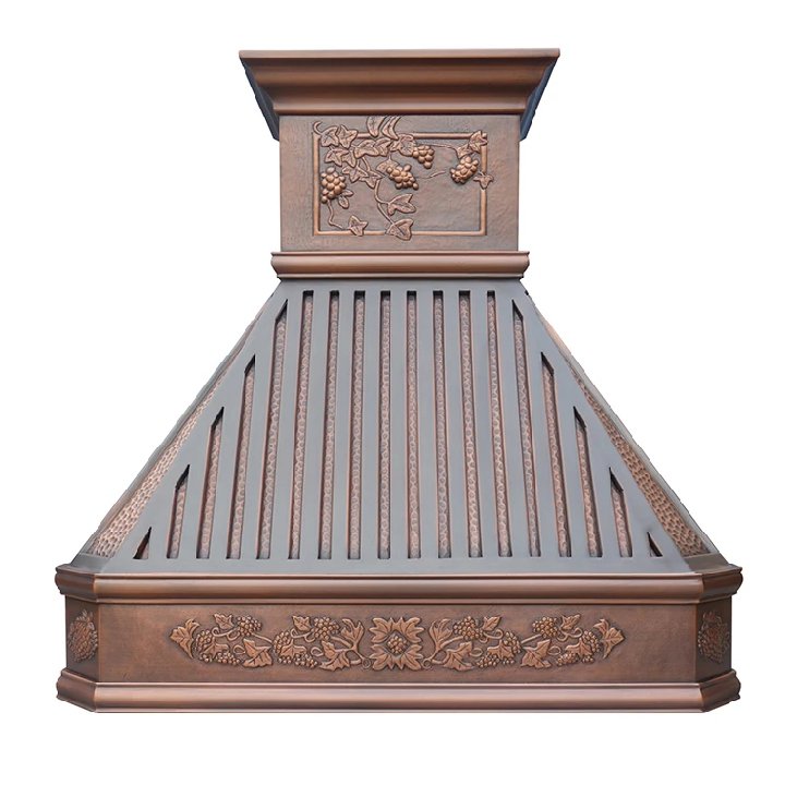 Premium Custom Copper Range Hood - H14TA Model | Durable & Stylish Kitchen Ventilation | Perfect for Modern & Rustic Home Kitchens