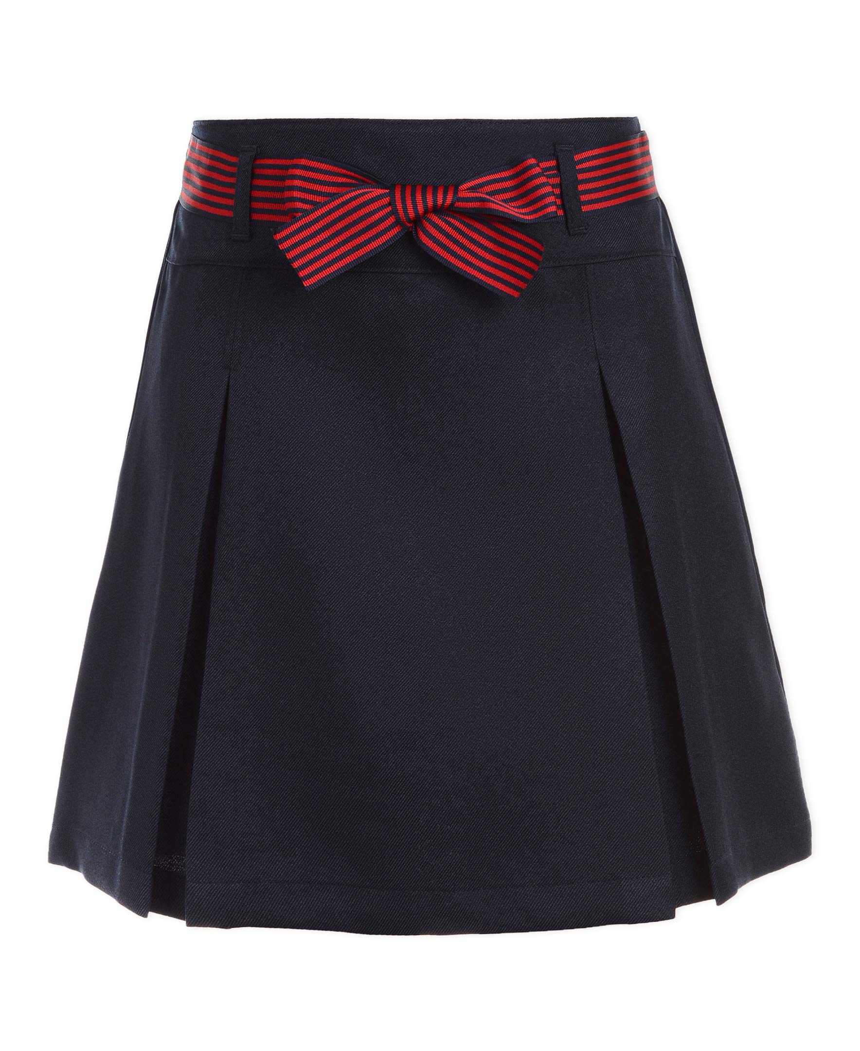 Nautica Girls' Pleated School Uniform Skirt with Built-in Undershorts & Comfort Knit Waistband - Perfect for School Days, Dress Codes & Everyday Wear