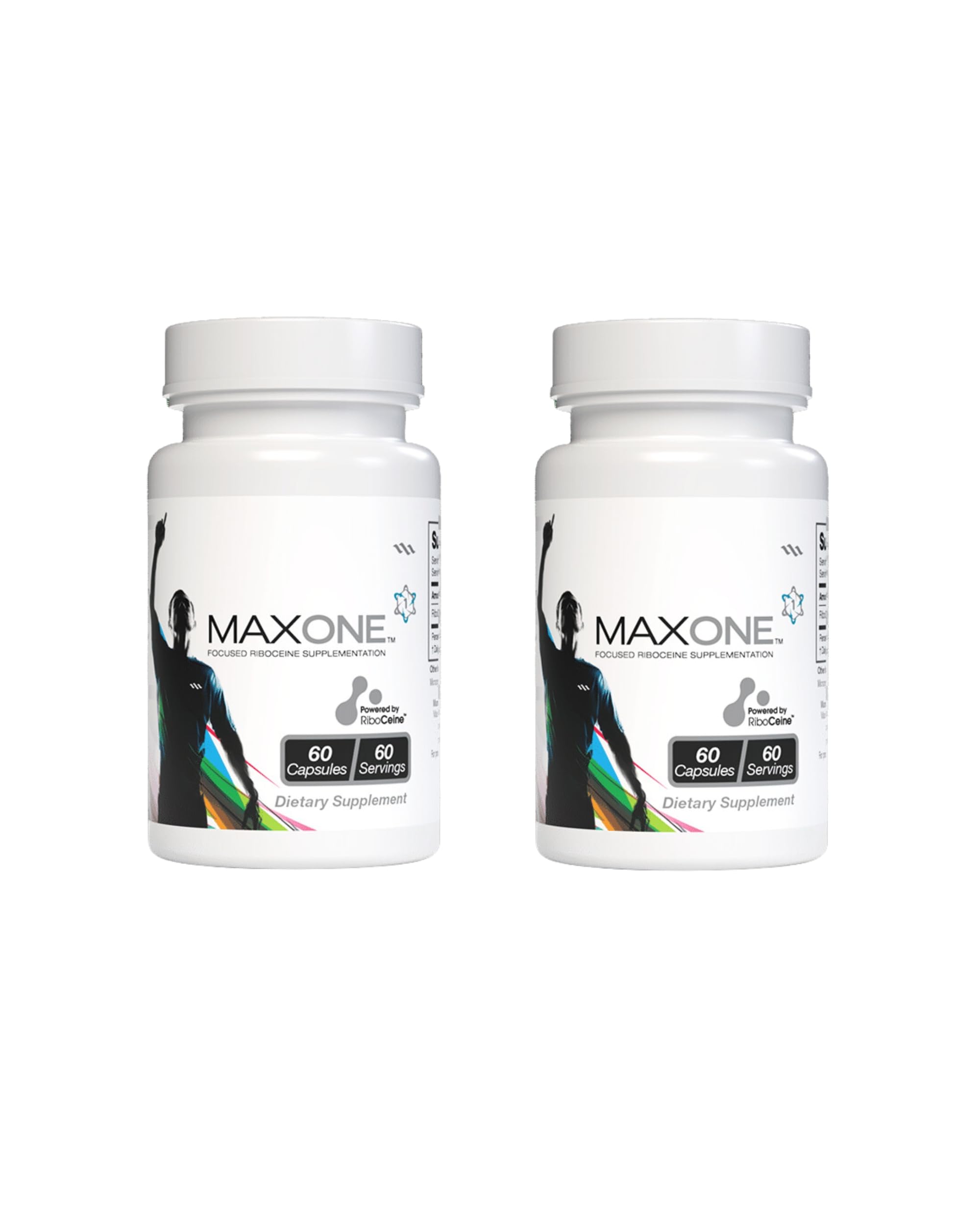 MaxOne Riboceine Supplement - 60 Vegetable Capsules (Pack of 2) | 30 Servings | Cellular Health & Energy Support | Perfect for Athletes & Active Lifestyles