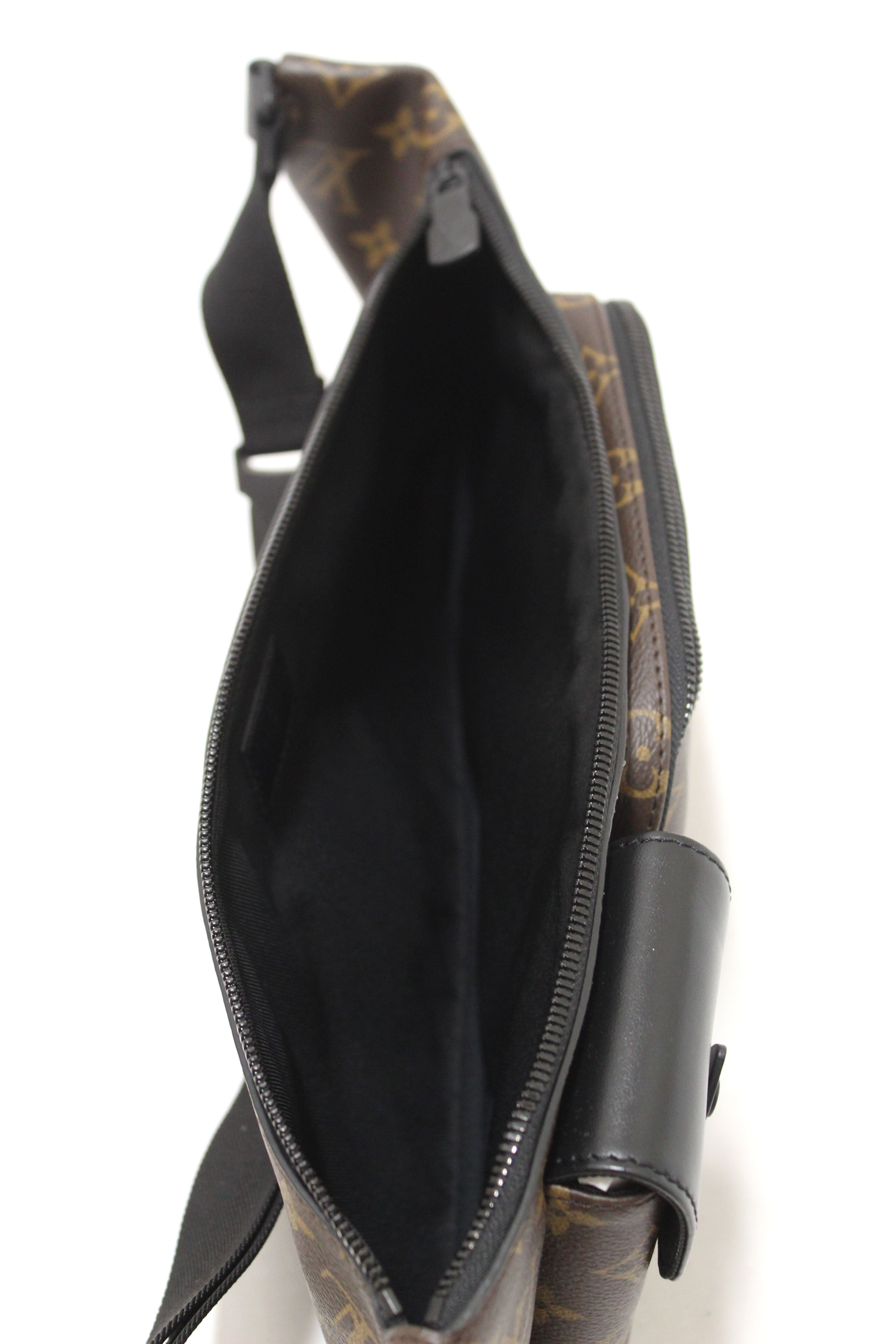 Authentic Louis Vuitton Monogram Macassar Christopher Bumbag Crossbody Bag - Luxury Designer Waist Pack for Travel, Shopping & Everyday Use