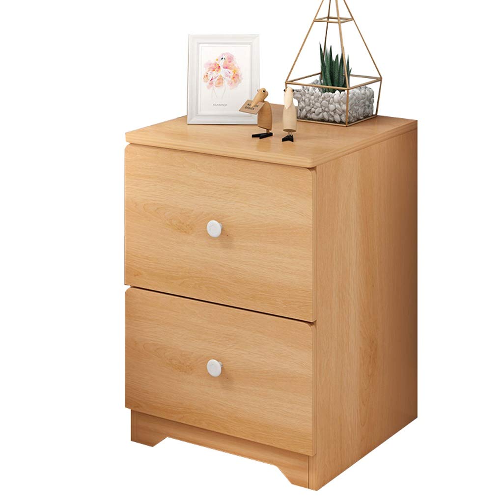Solid Wood Bedside Table - Maple, 30x32x45cm for Bedroom & Living Room