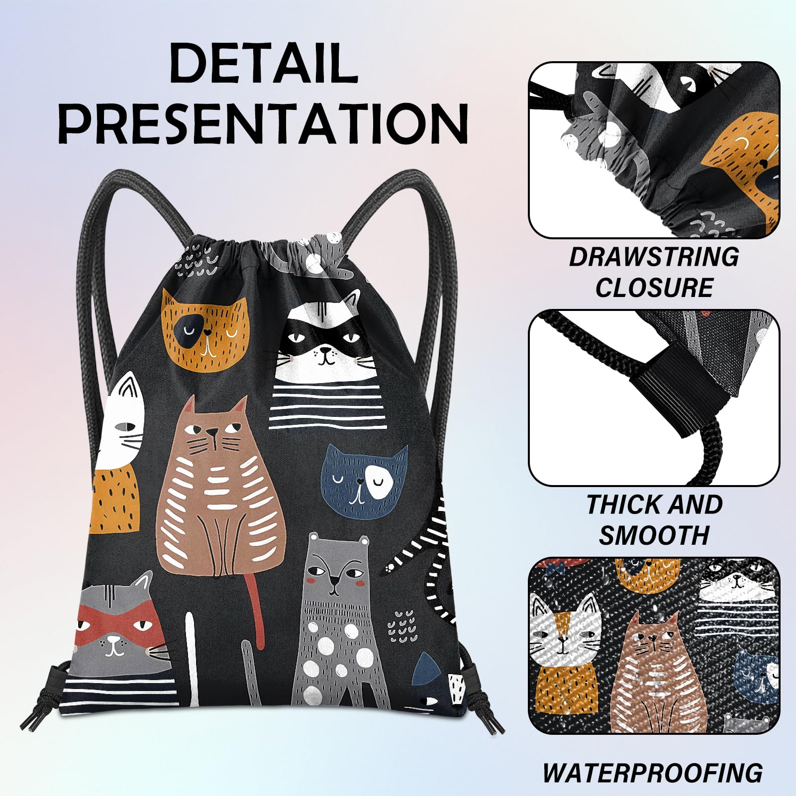 Waterproof Drawstring Backpack - 13