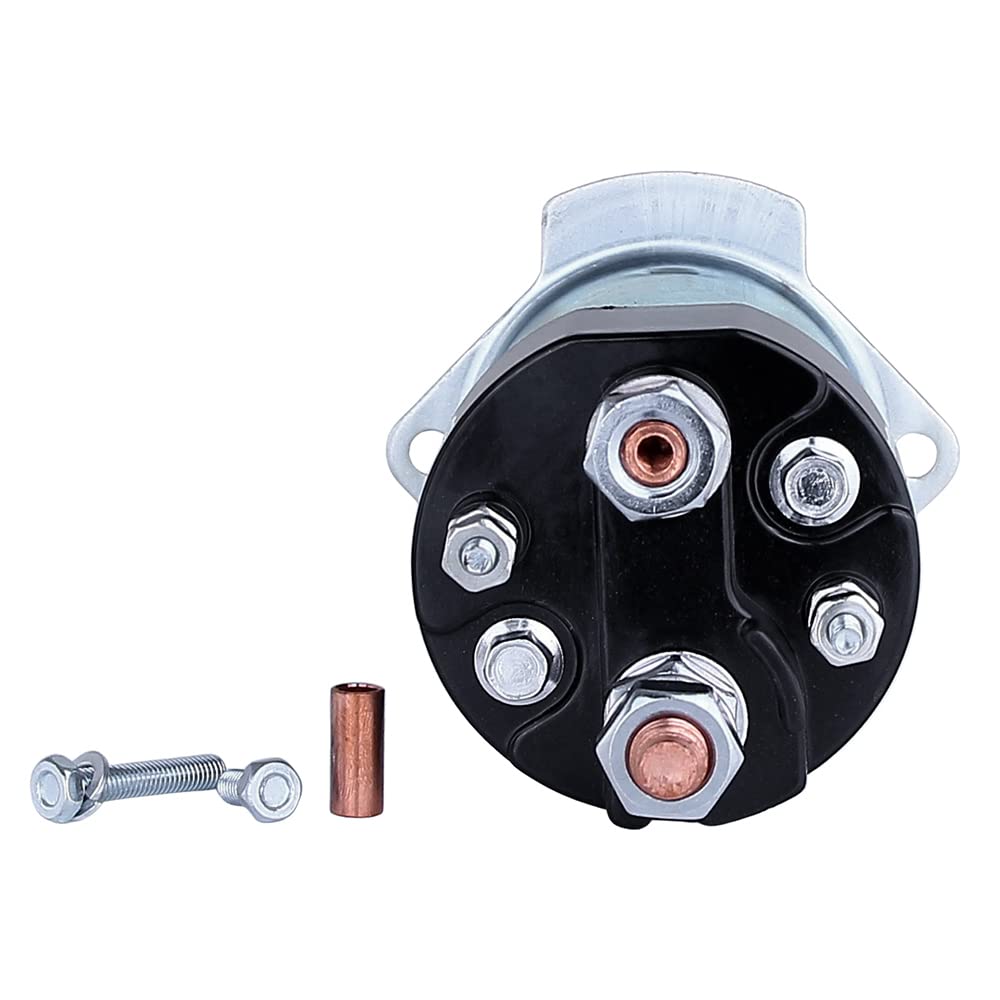 RAREELECTRICAL New Starter Solenoid Replacement for Massey Ferguson MF-65 Tractor with Perkins 4-203 Engine - Perfect for Farm Equipment Repair & Maintenance