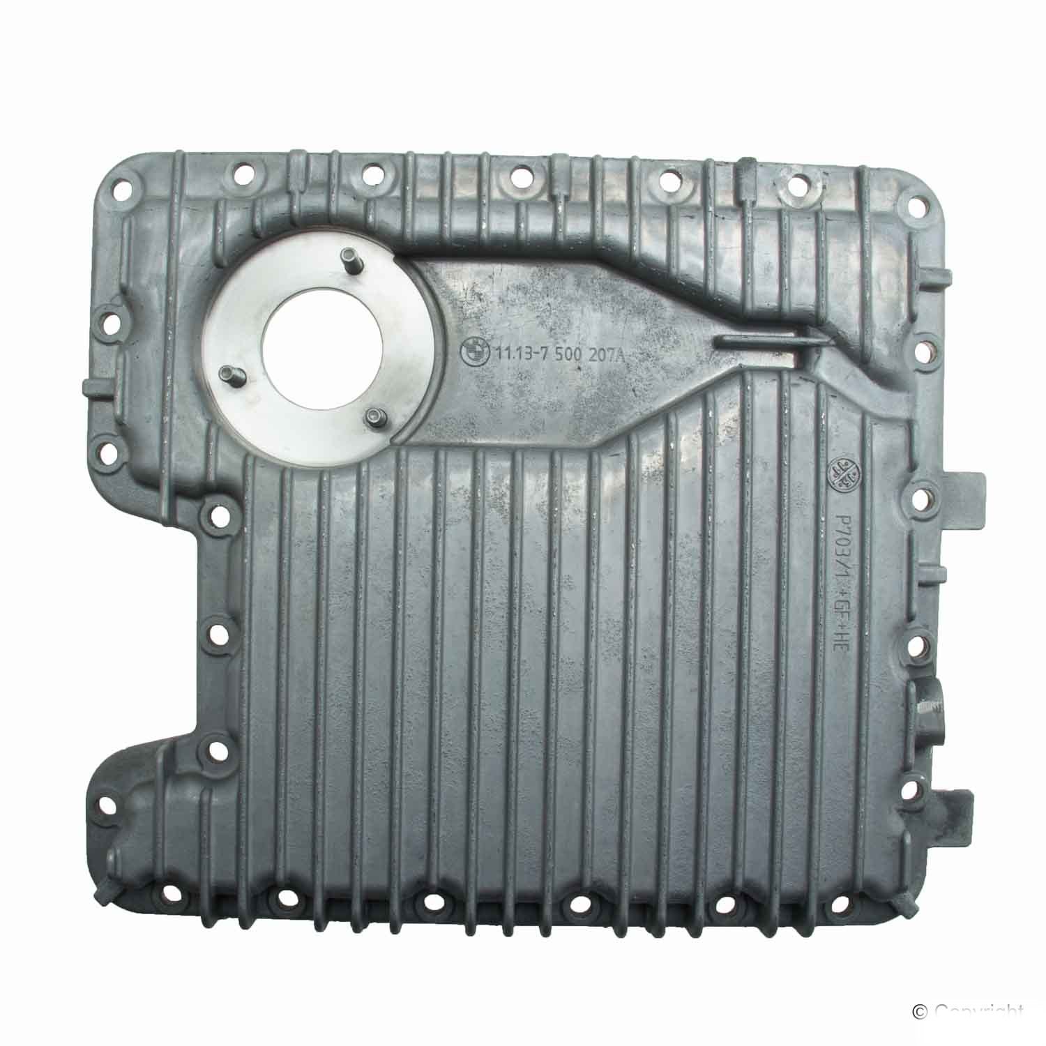 Genuine 11137500210 Engine Oil Pan Replacement - High Quality Aluminum Oil Pan for BMW, Mercedes, Audi - Perfect for Engine Maintenance & Repair