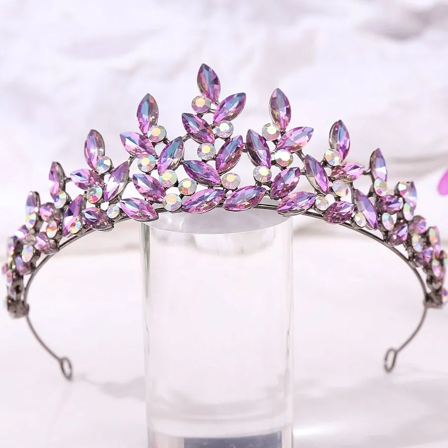 Stunning Stellar Charmed Precious Tiara Crown for Women - Elegant Bridal, Prom, Pageant, and Wedding Accessories