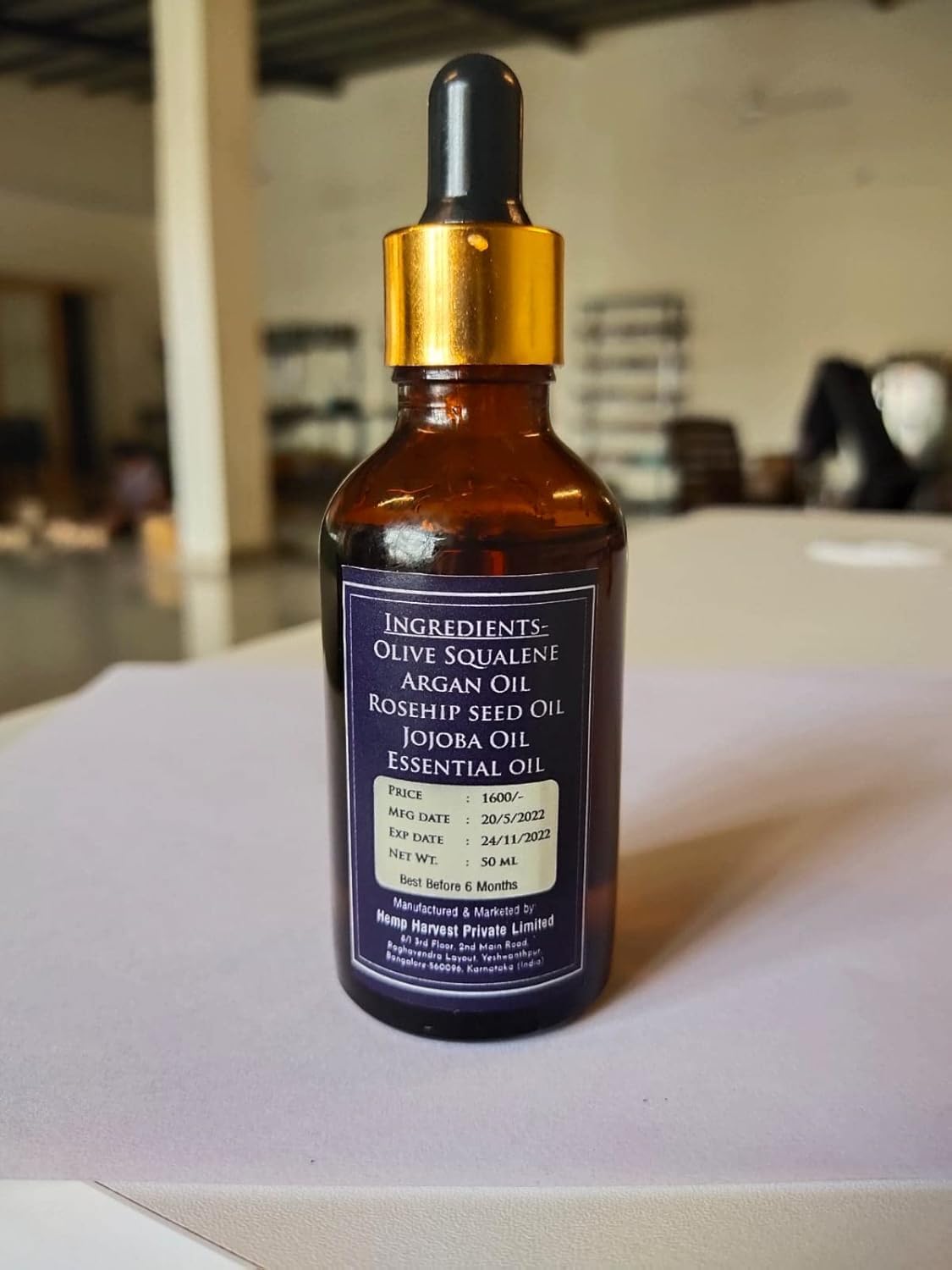 Organic Night Facial Oil with Argan & Moringa Oil - 50ml Hydrating Anti-Aging Face Serum for Dry Skin - Clean, Sustainable & Handmade Skincare - Perfect for Nighttime Routine & Glow Boosting