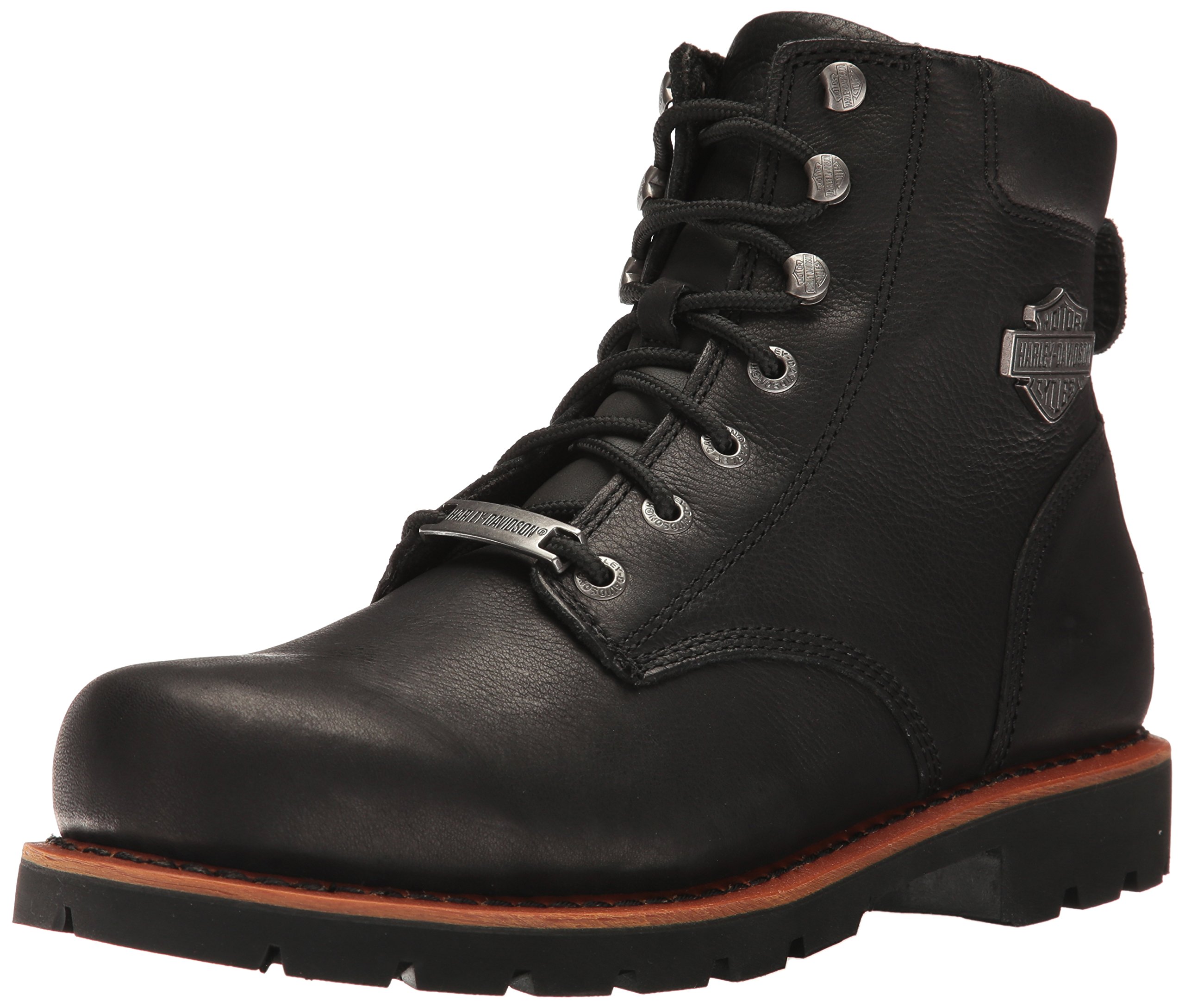HARLEY-DAVIDSON Men's Vista Ridge Work Boots - Steel Toe, Waterproof, Slip Resistant for Construction & Outdoor Work