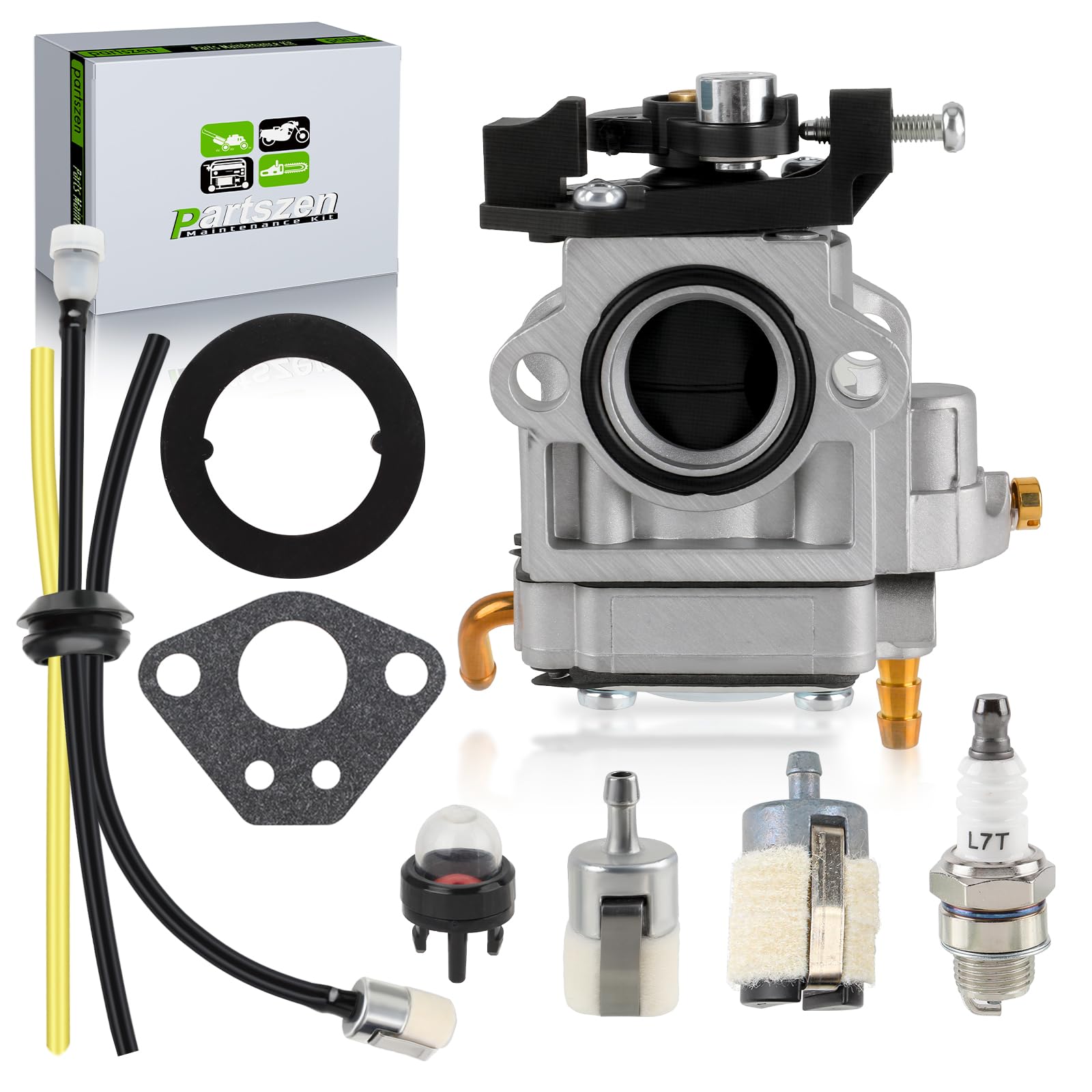 PB-770 Carburetor Replacement for Echo PB-770H PB-770T Backpack Blower - Compatible with W-albro WYK-406, WYK-406-1, WYK-345-1 & Shindaiwa EB770RT - Includes Spark Plug, Fuel Lines, Filters & Assembly - Perfect for Landscaping, Yard Maintenance & Professional Use