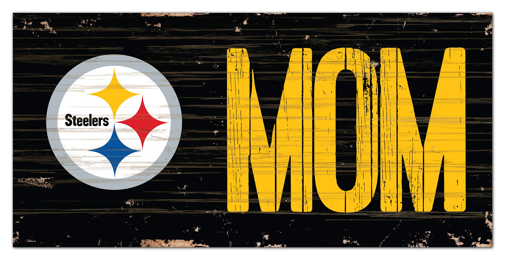 Fan Creations NFL Wood Sign - Handcrafted Wooden Wall Decor for Football Fans - Perfect for Game Room, Man Cave & Sports Bar Decor