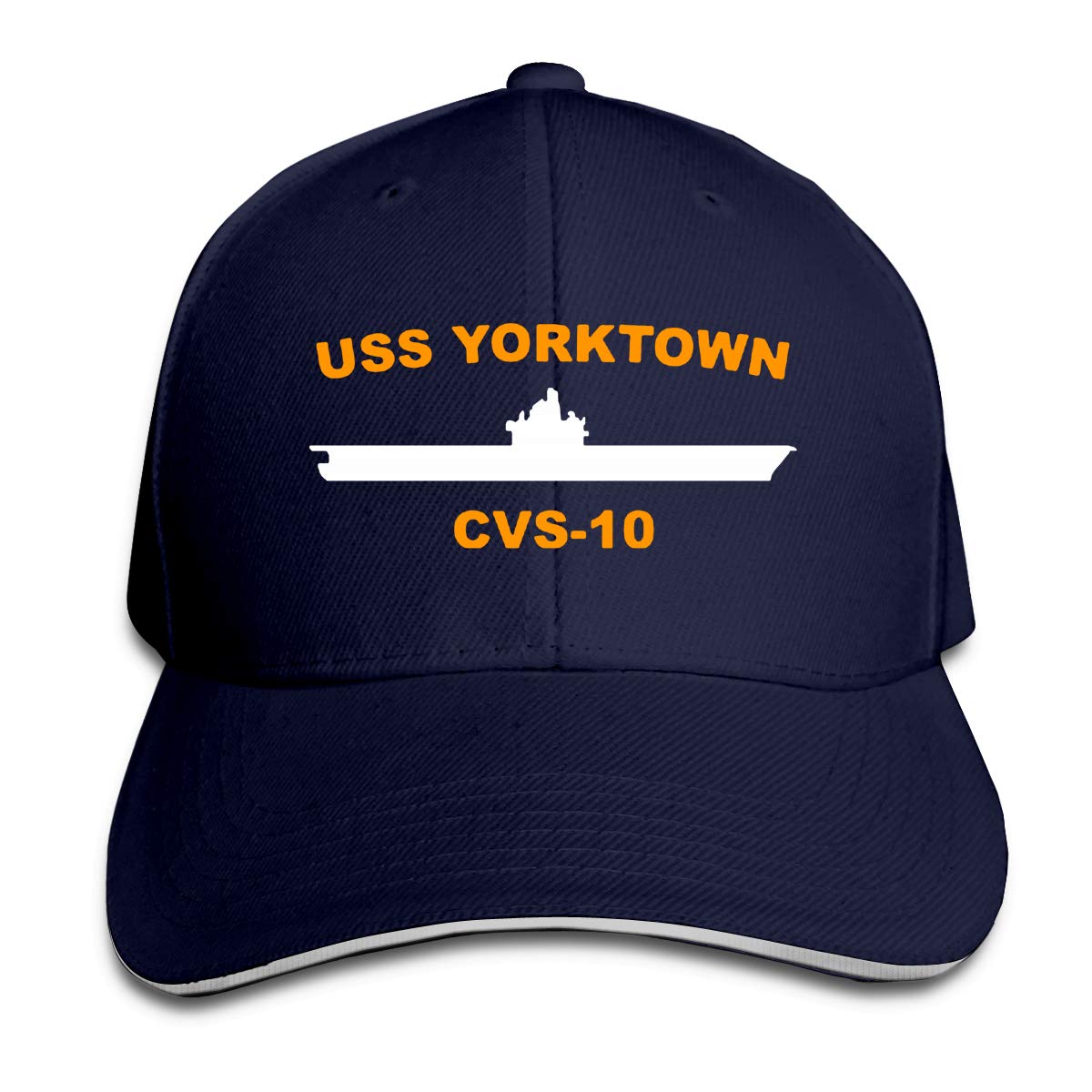 USS Yorktown CVS-10 Vintage Navy Baseball Cap - Unisex Adjustable Military Style Hat for Men & Women - Perfect for Veterans Day, Patriotic Events & Casual Outfits