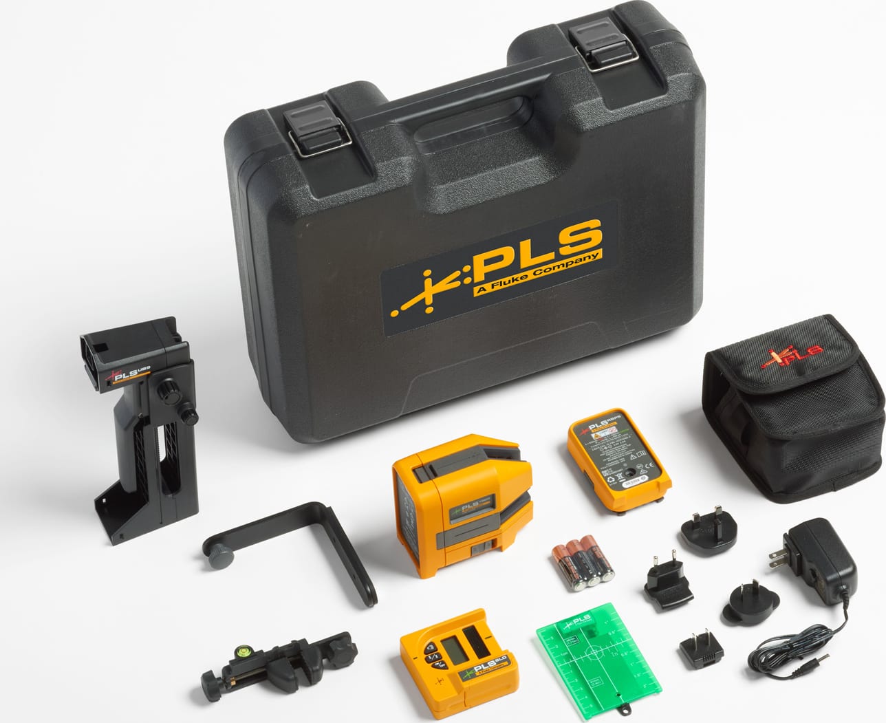 Fluke PLS 180G Green Beam Cross Line Laser Level - Self-Leveling Alignment Tool for Construction, Carpentry & DIY Projects - Perfect for Wall Mounting, Tile Installation & Framing Work