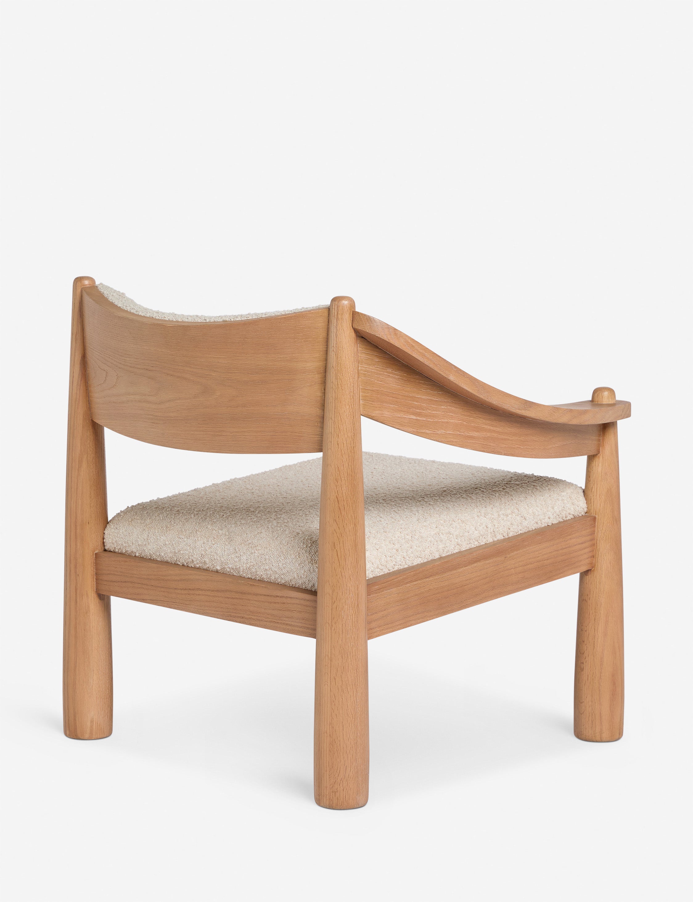 Delise Accent Chair - Modern Mid-Century Lounge Chair with Wooden Legs, Upholstered Fabric, Comfortable Living Room Seating for Home, Office & Reading Nook