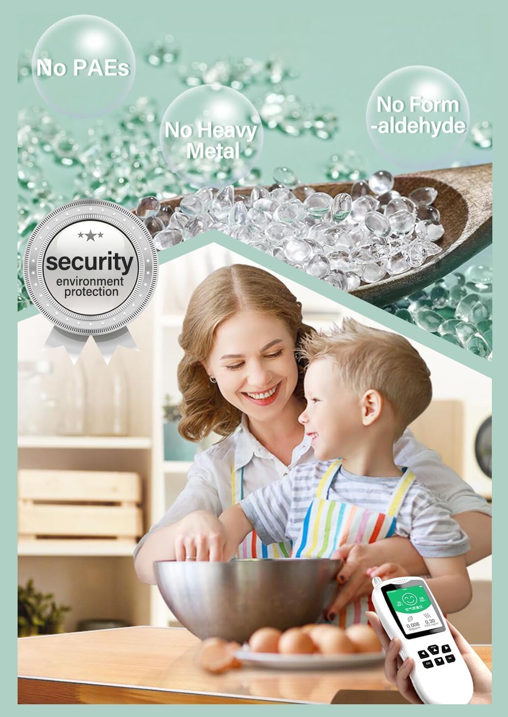 12x24 Inch Clear Plastic Table Cover Protector - Thick Heat-Resistant Desk Pad for Kids Painting, Computer Work, Pet Feeding & Dining - Durable Rectangular Tablecloth for Home & Office Use