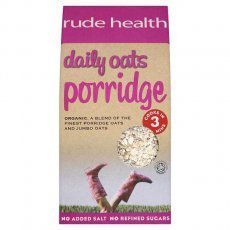 Organic Porridge Oats 500g - Rude Health Daily Oats for Breakfast, Healthy & Nutritious Morning Meal - Perfect for Busy Professionals & Families