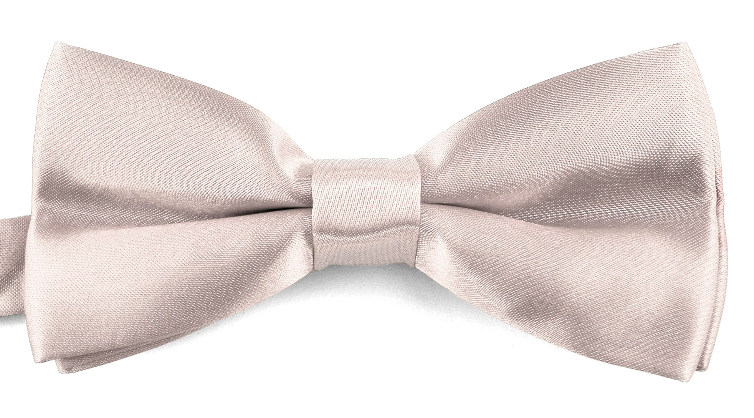 Moda Di Raza Adjustable Pre-Tied Bow Ties for Men - Classic Wedding Necktie Accessories for Formal Events, Prom & Business Occasions