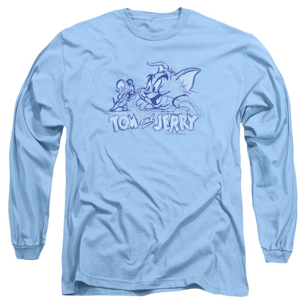 Tom and Jerry Cartoon Graphic Unisex Long-Sleeve T-Shirt for Men & Women - Casual Wear, Gift Idea, Pop Culture Apparel