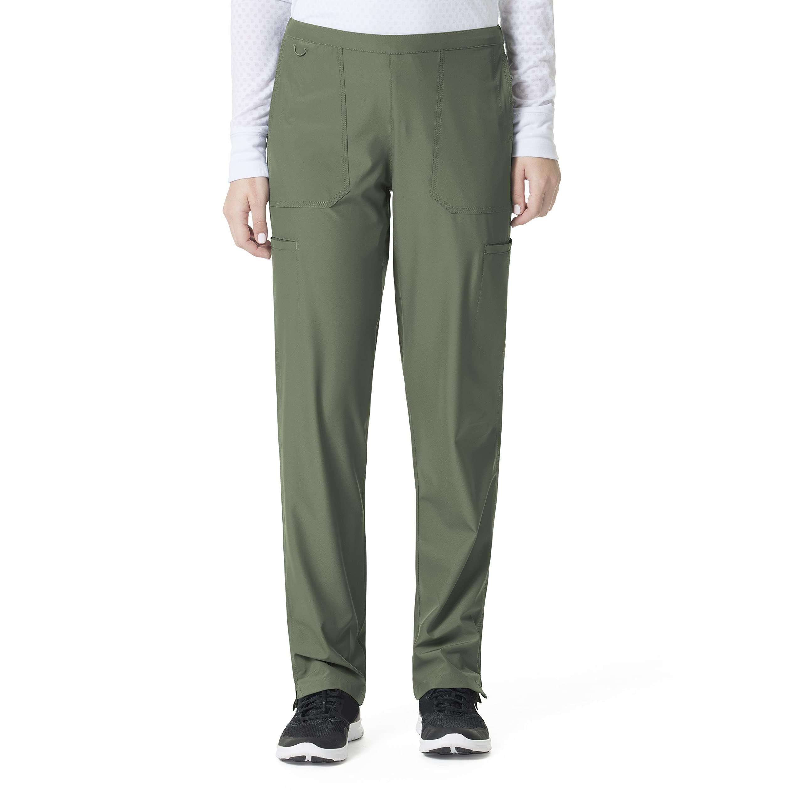 Carhartt Women's Flat Front Straight Leg Work Pants - Durable & Comfortable for Construction, Outdoor Jobs & Casual Wear